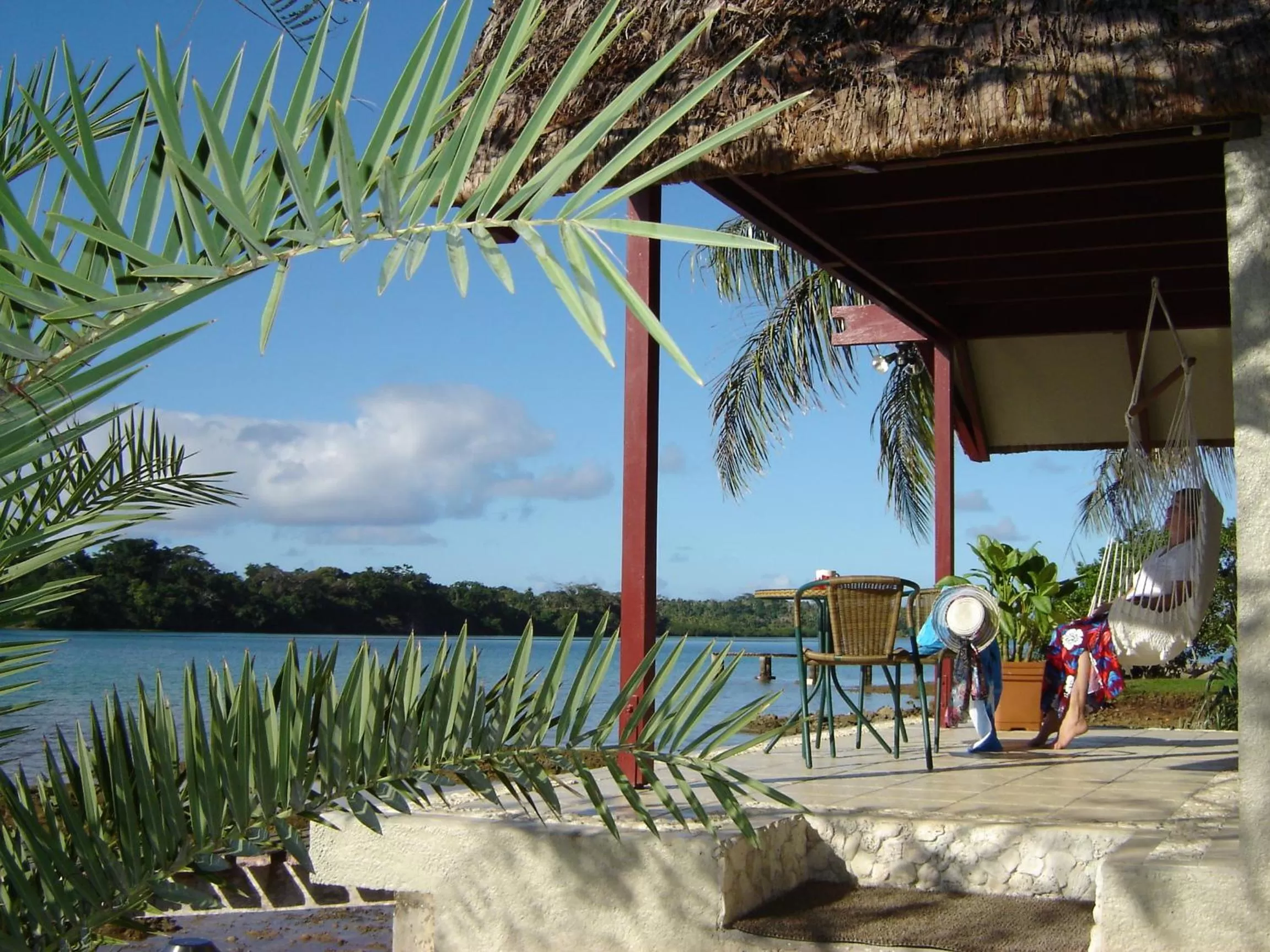 Patio in Seachange Lodge