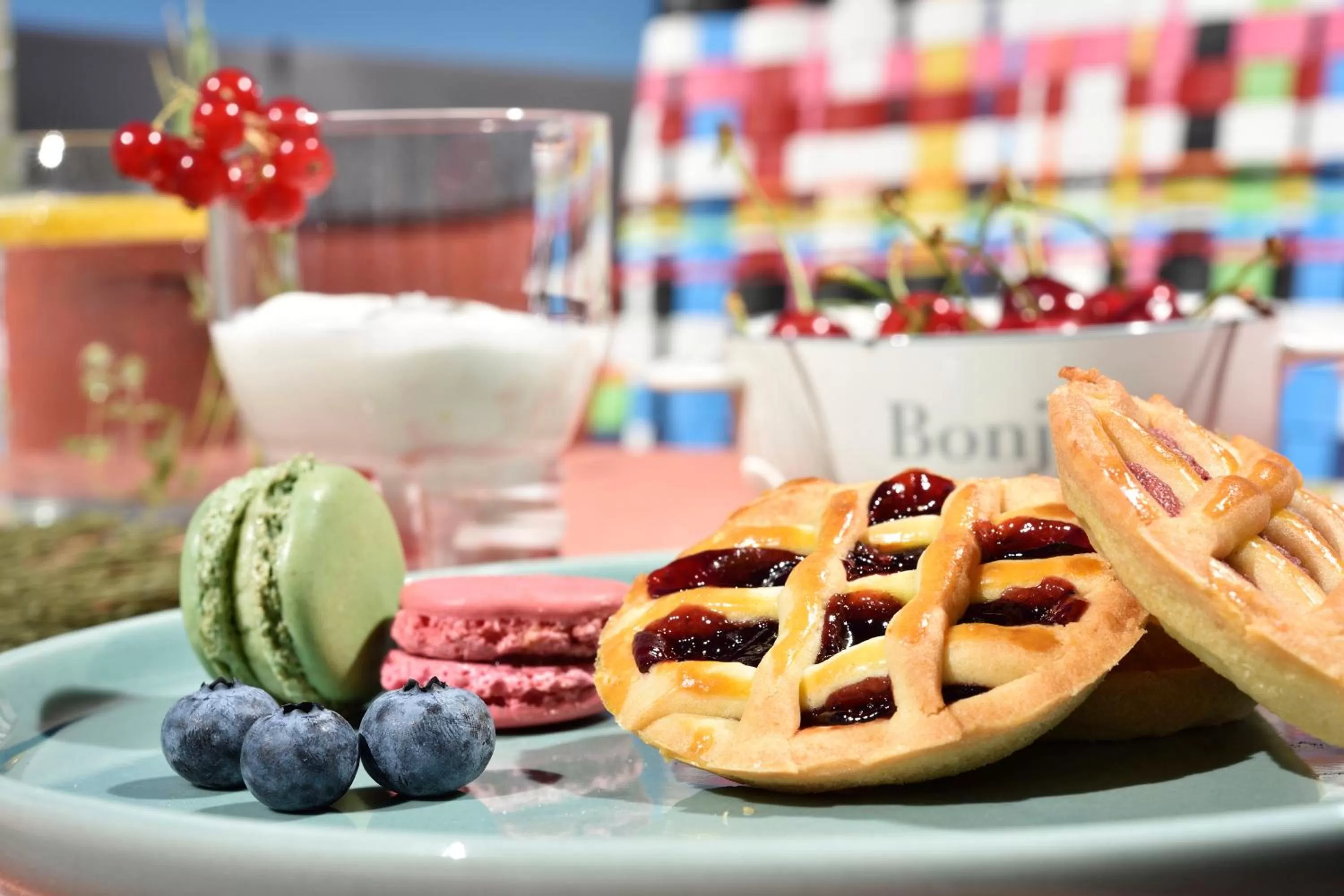 Food and drinks in Hotel Pulitzer