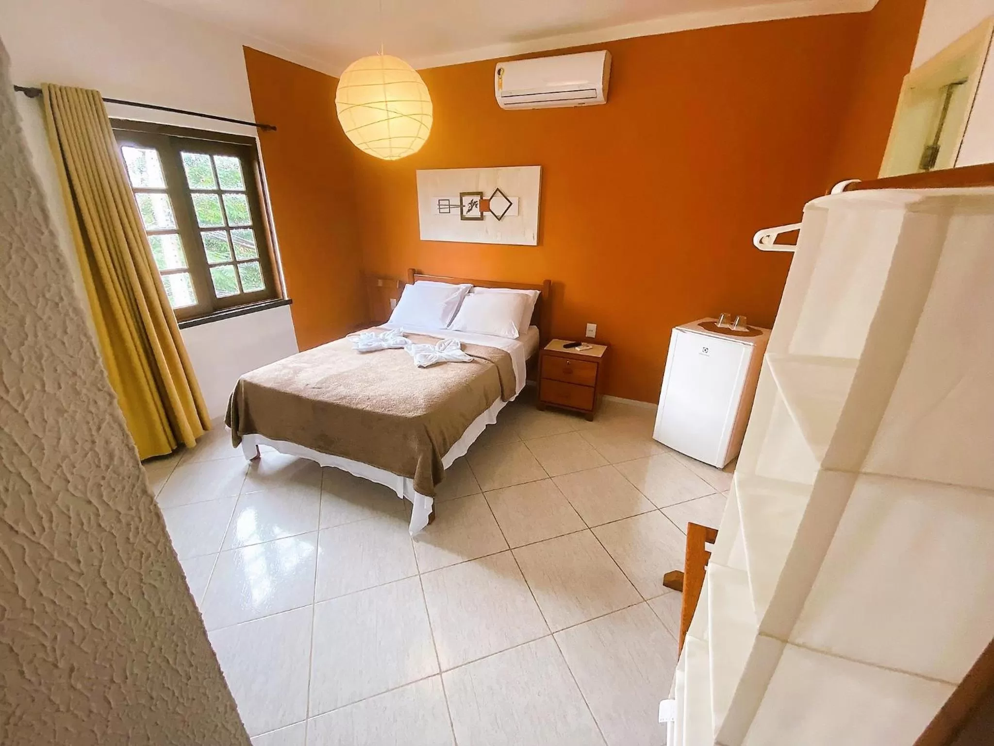 Bed in Refúgio Pousada Fortaleza