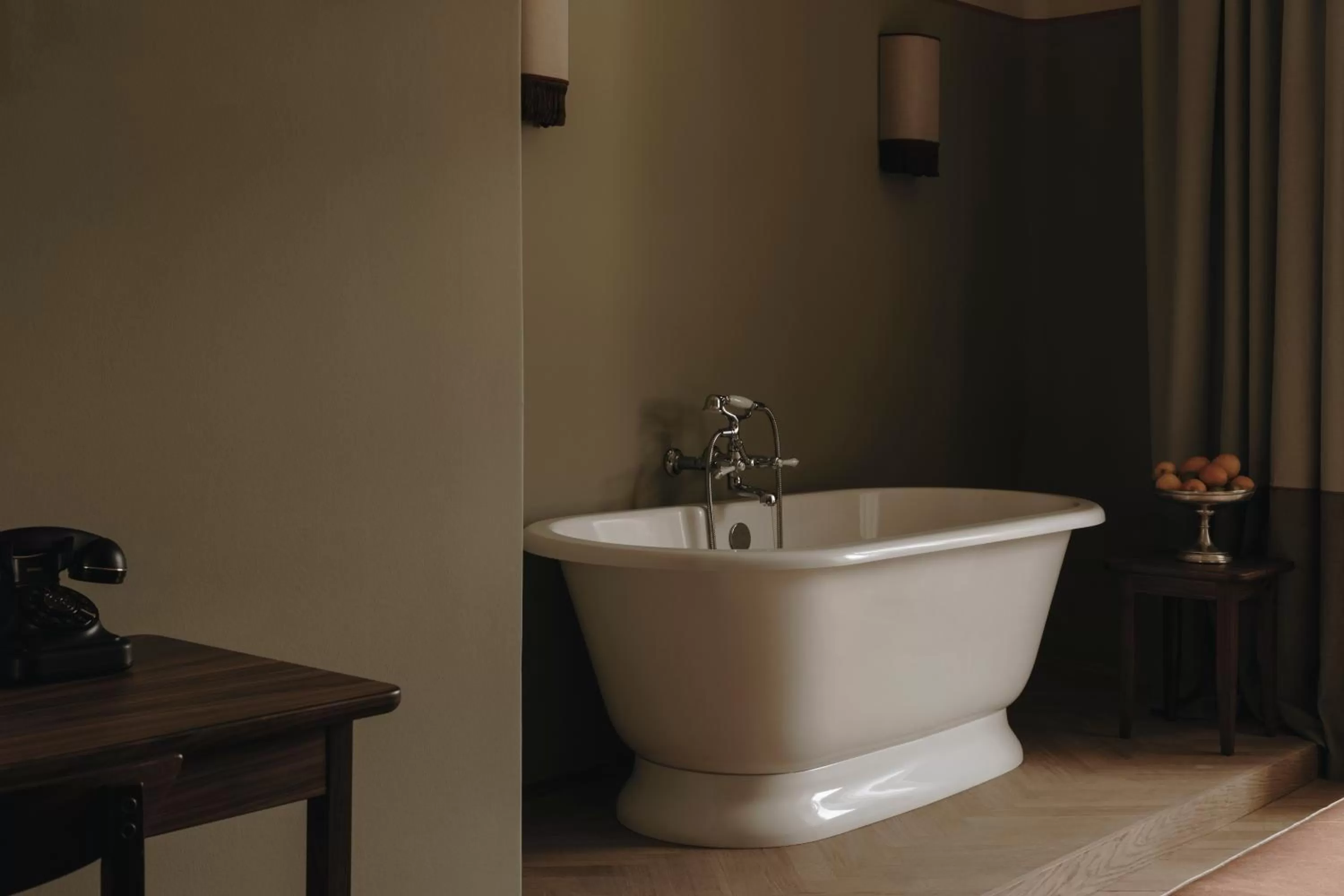 Bathroom in Parkhotel Mondschein, a Member of Design Hotels