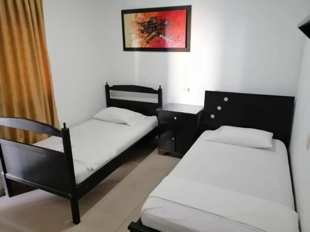 Bed in Hotel Palmeras De Mariana