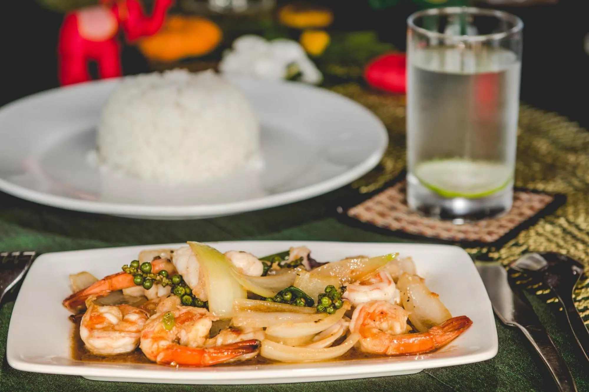 Food close-up in Terres Rouges Lodge