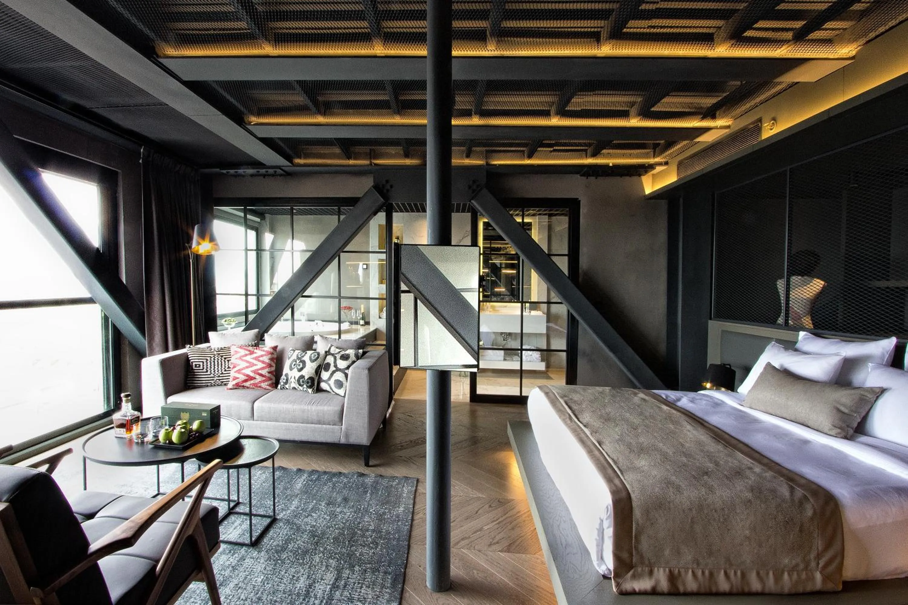 Bathroom, Bed in Cityloft 81