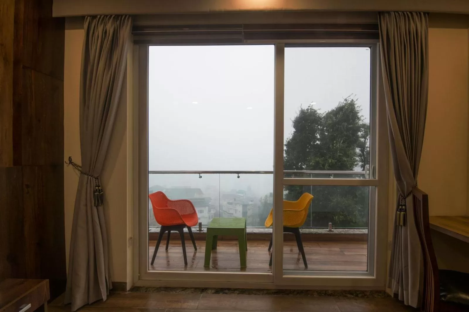 Balcony/Terrace in Shivaay Morex- A Vegetarian Hotel