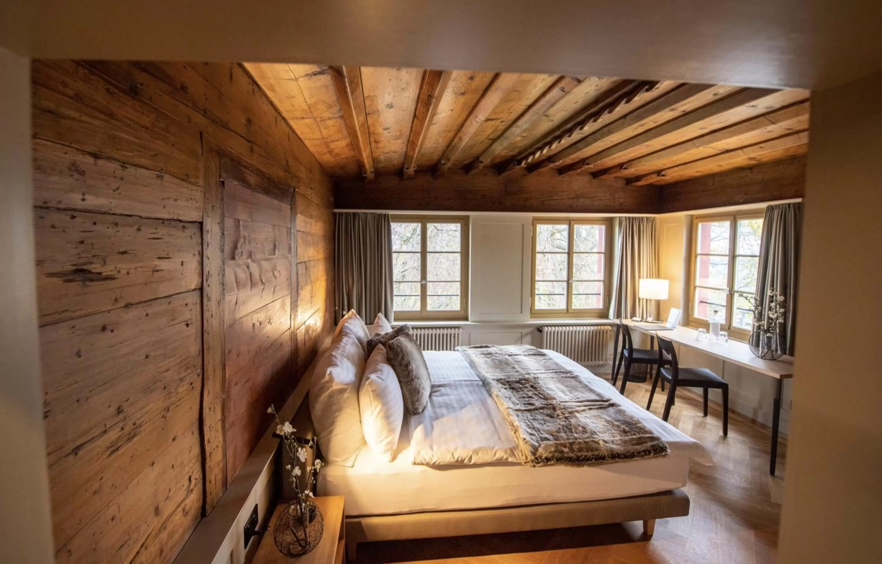 Photo of the whole room, Bed in Hotel Restaurant Falkenburg