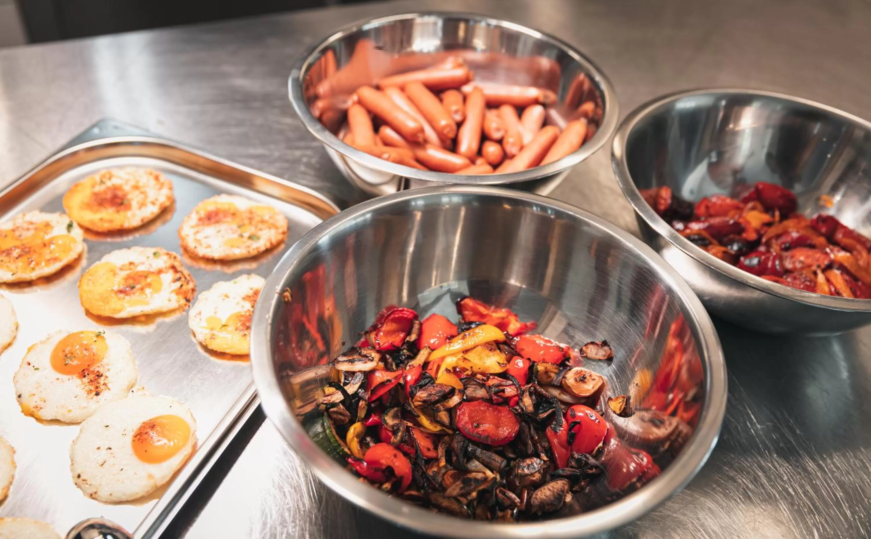 Buffet breakfast, Food in Hotel Orlík