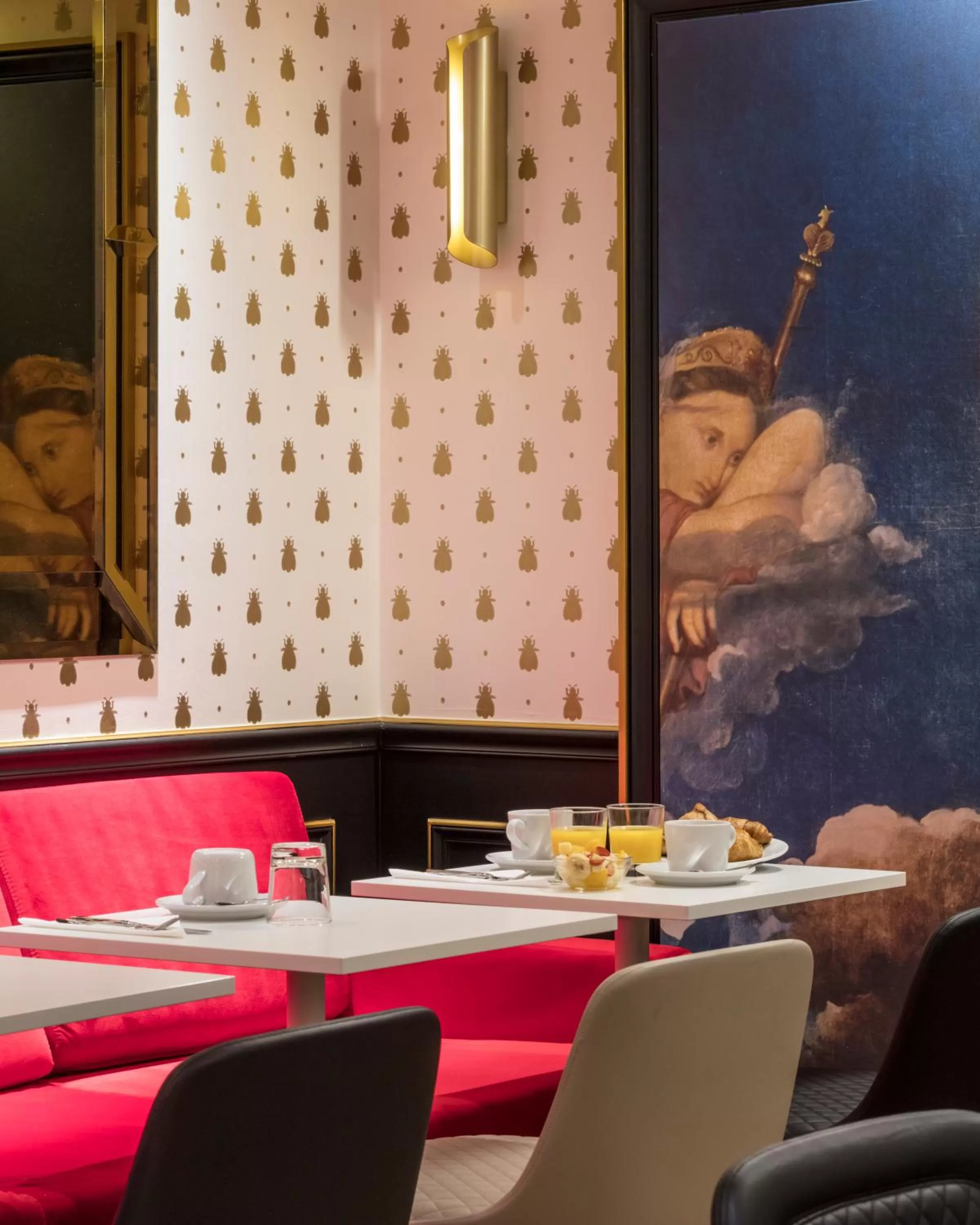 Buffet breakfast in Hotel Eiffel Petit Louvre