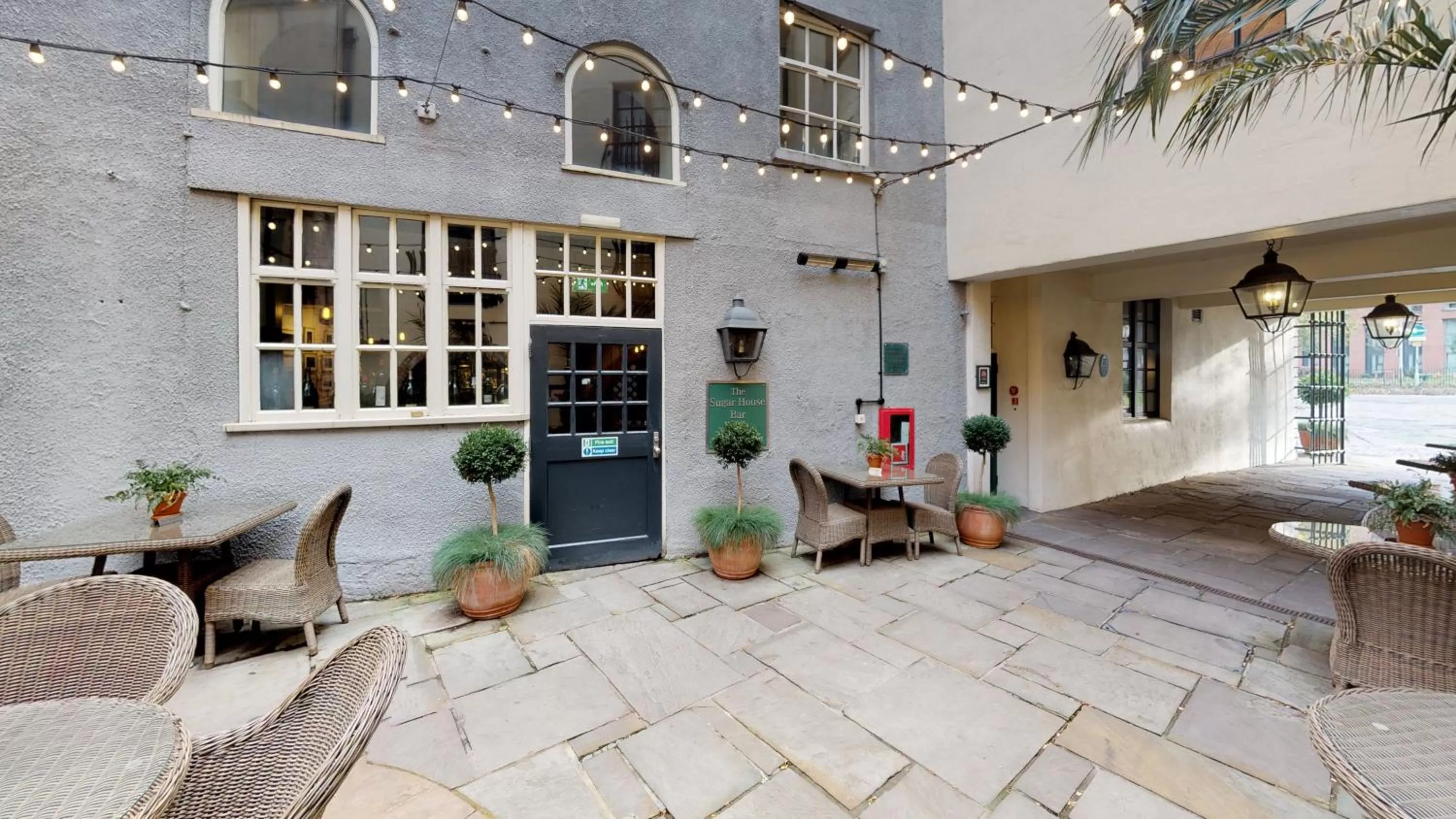Inner courtyard view in Hotel du Vin Bristol
