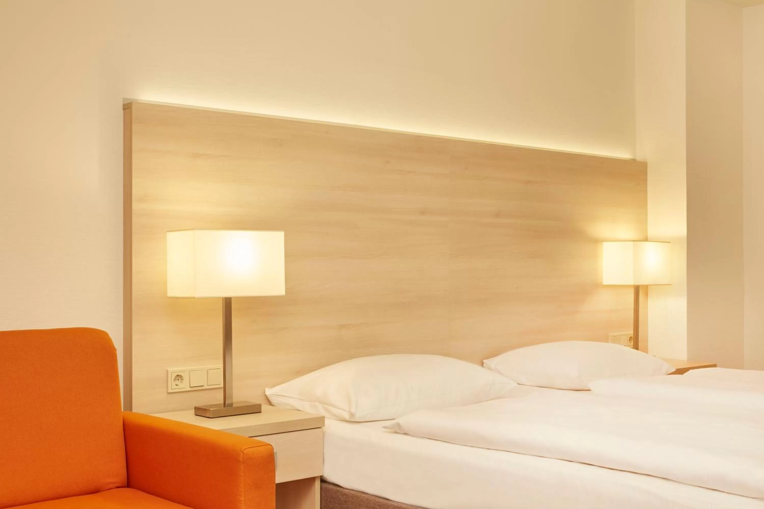 Decorative detail, Bed in H+ Hotel Limes Thermen Aalen