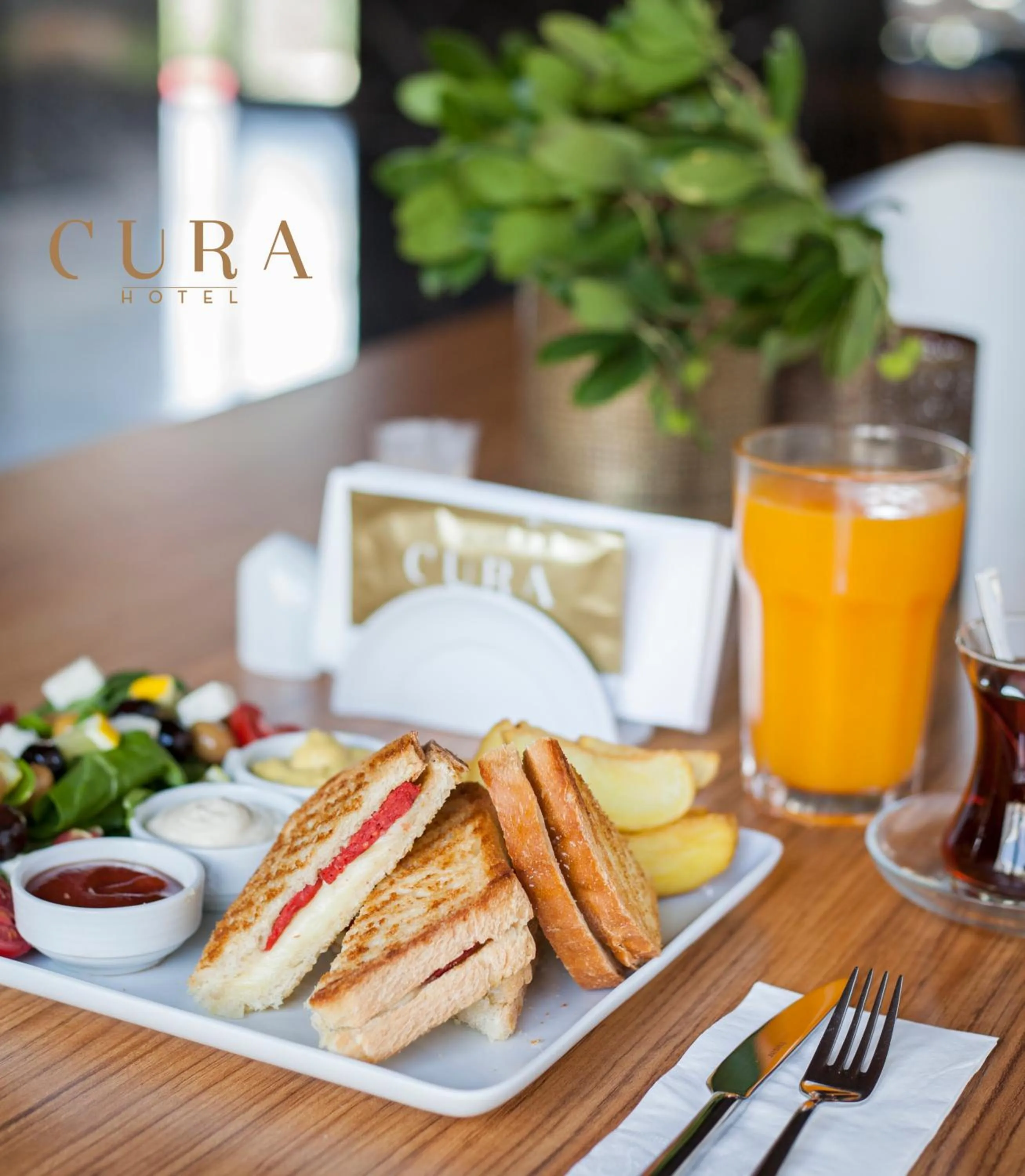 Food and drinks in Hotel Cura