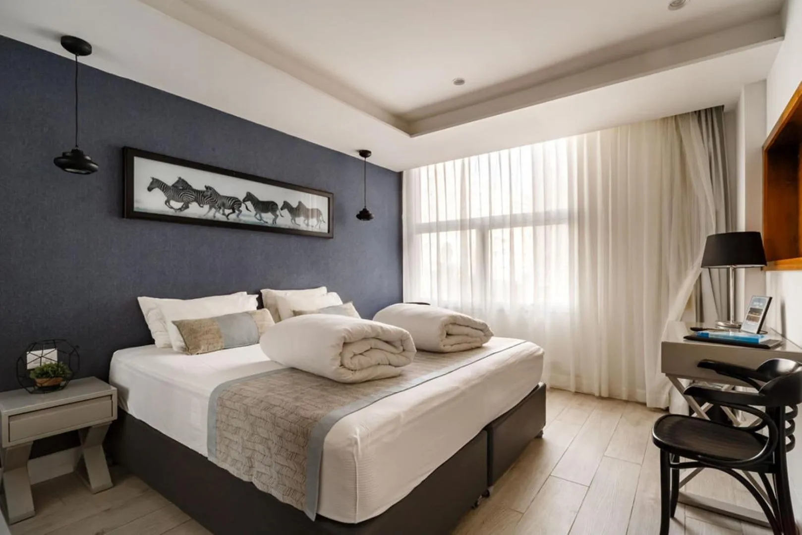 Photo of the whole room, Bed in Kikar Boutique Hotel
