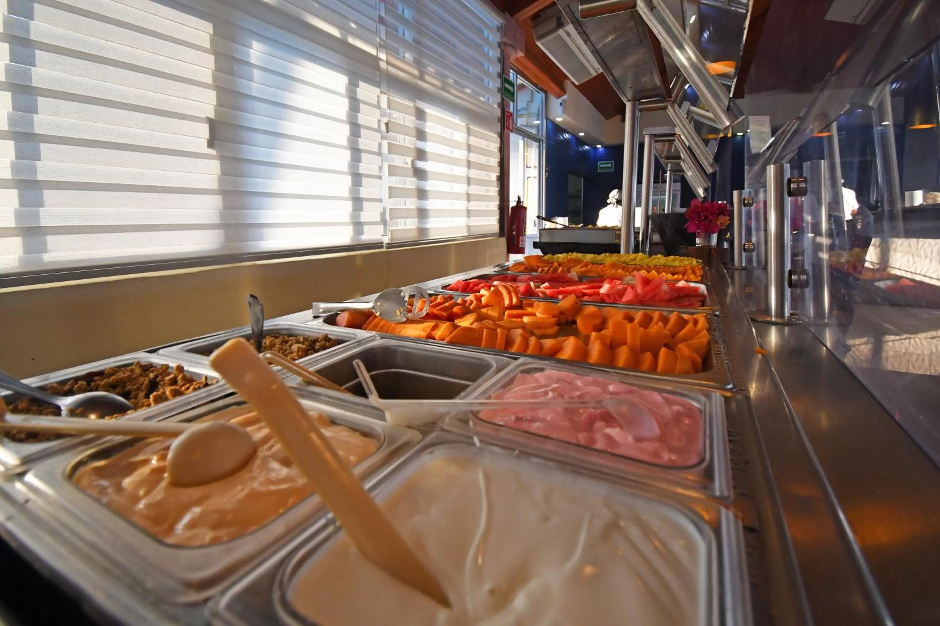 Buffet breakfast in The Westmarine Waterfront Hotel