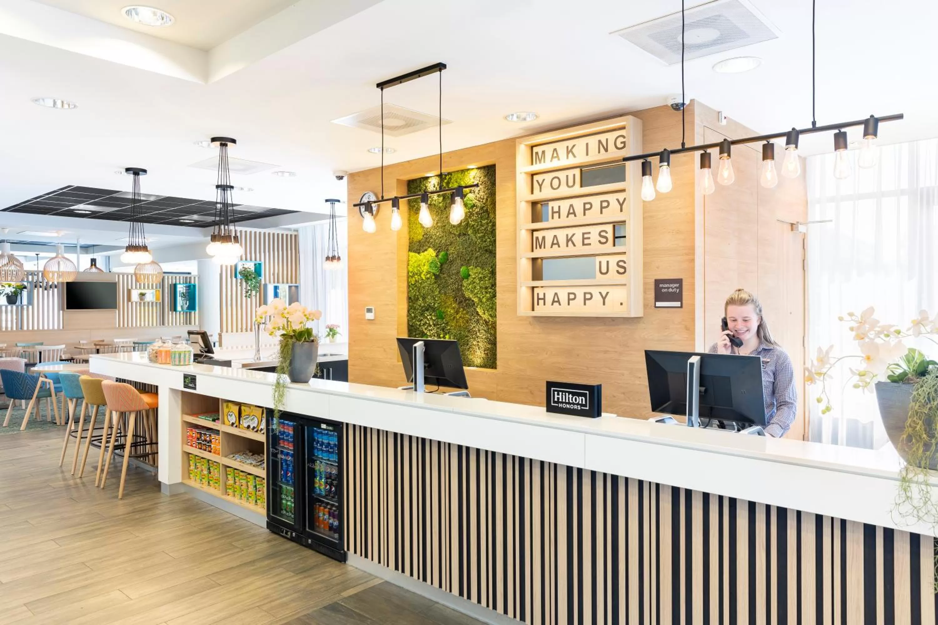 Lobby or reception in Hampton by Hilton Amsterdam Airport Schiphol