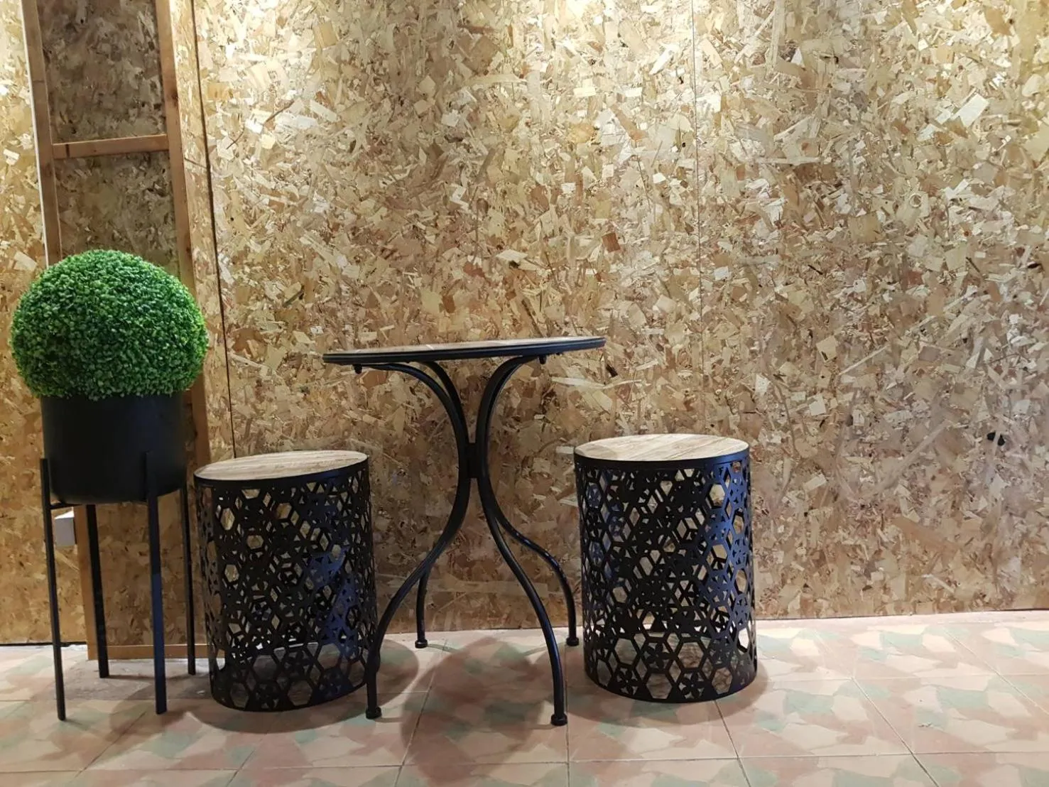 Seating Area in SleepCats Hostel