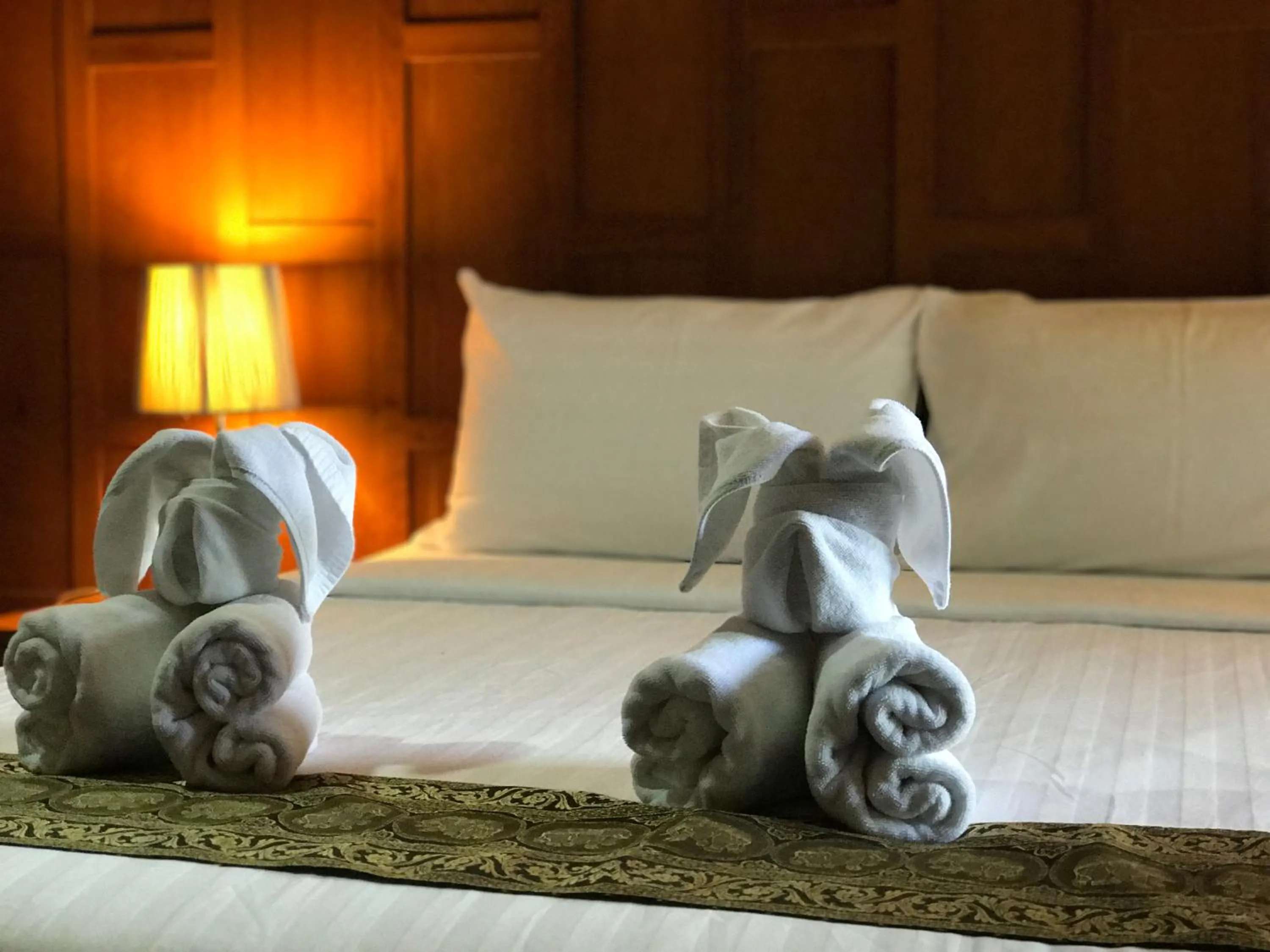 Decorative detail, Bed in Orchid Resort