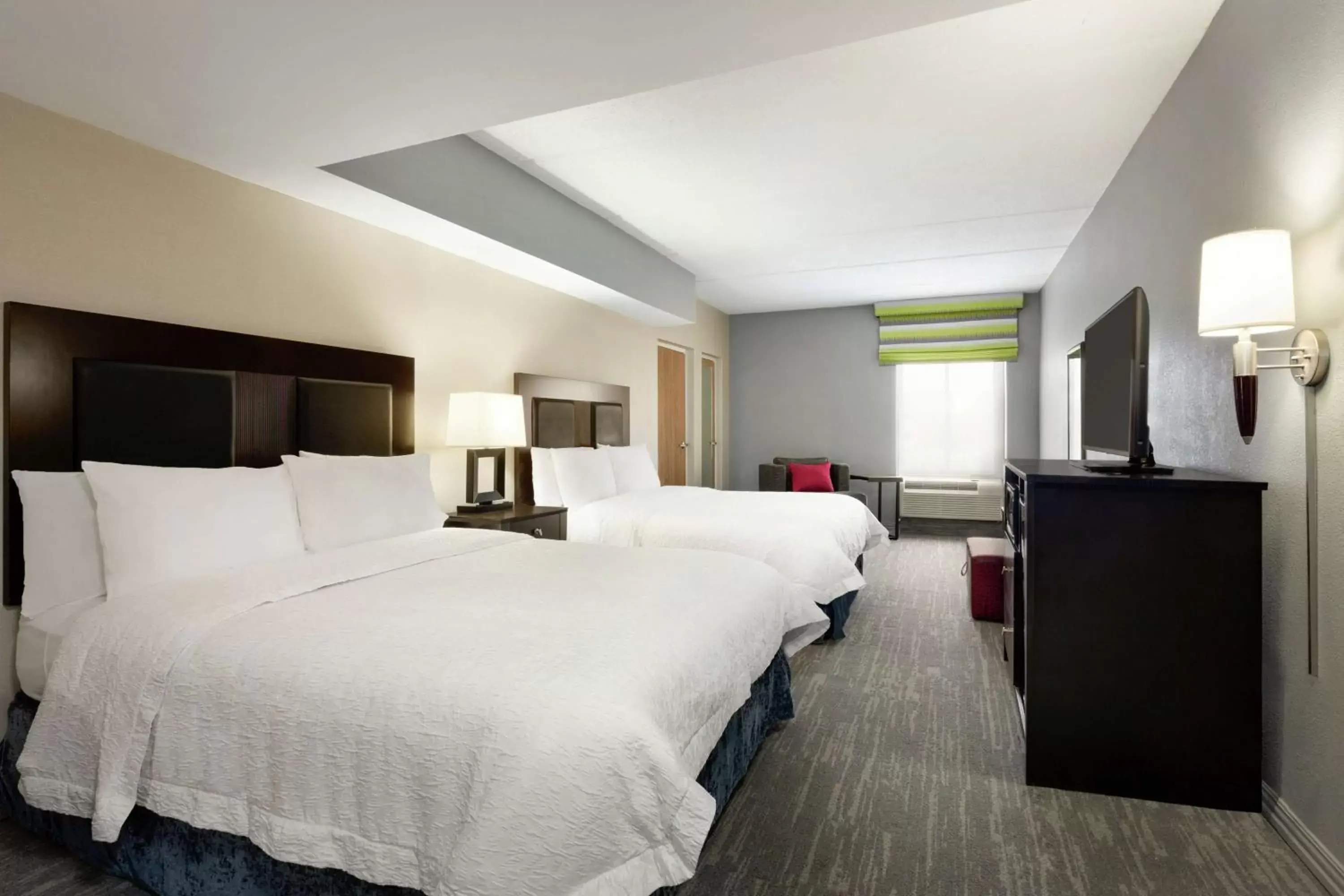 Queen Room with Two Queen Beds and Roll-In Shower - Mobility and Hearing Access/Non-Smoking in Hampton Inn and Suites Houston Clear Lake NASA Queen Room with Two Queen Beds and Roll-In Shower - Mobility and Hearing Access/Non-Smoking in Hampton Inn and Suites Houston Clear Lake NASA
