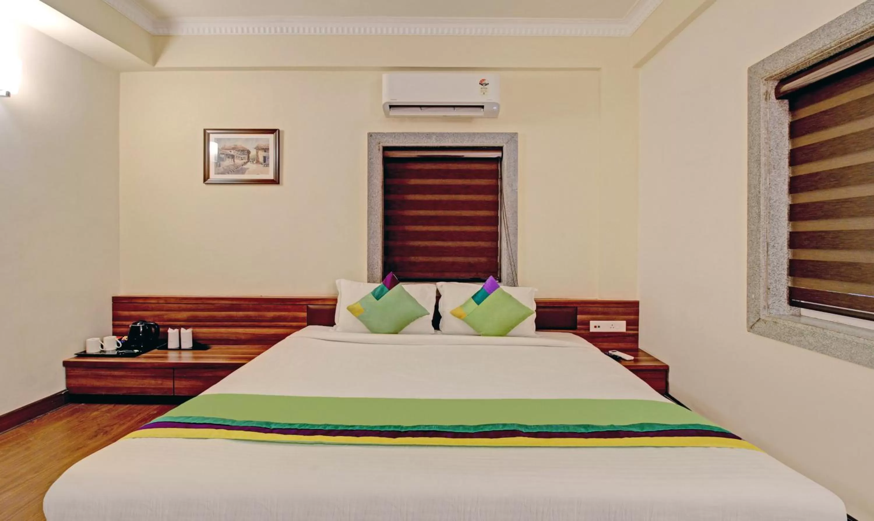 Bedroom, Bed in Treebo ASL Prime, Gariahat