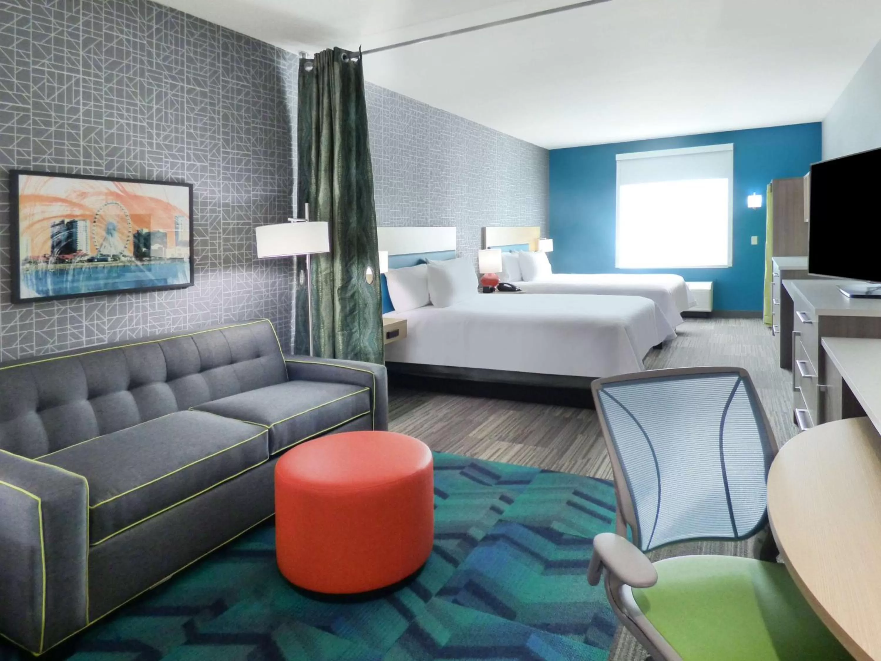 Queen Studio with Two Queen Beds - Hearing Accessible/Non-Smoking in Home2 Suites By Hilton Pensacola I-10 Pine Forest Road