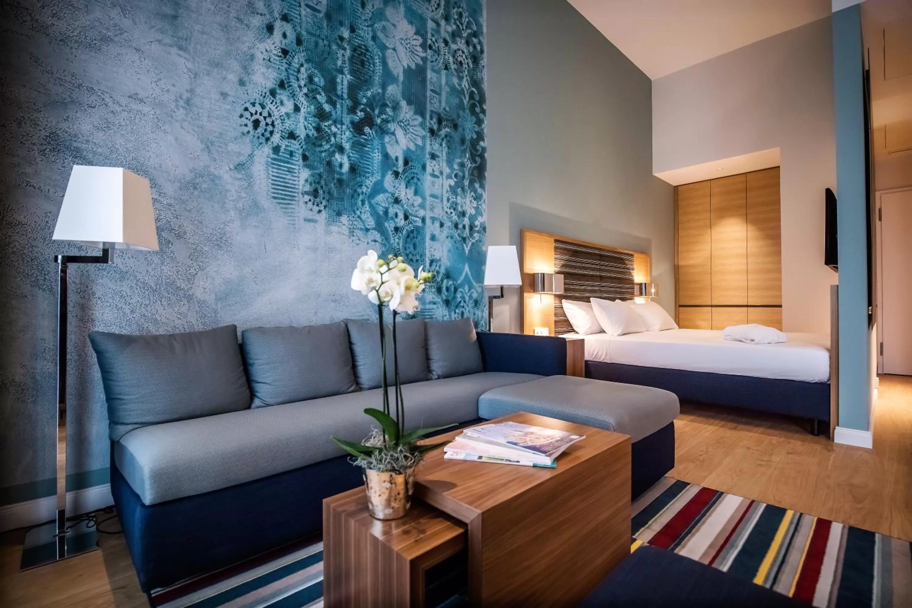 Living room, Bed in The Wellem