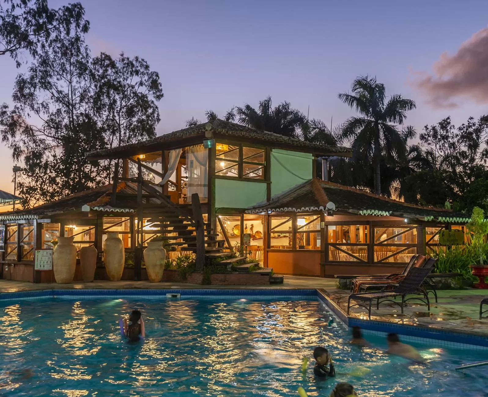 Pool view in Hotel Solar do Imperador