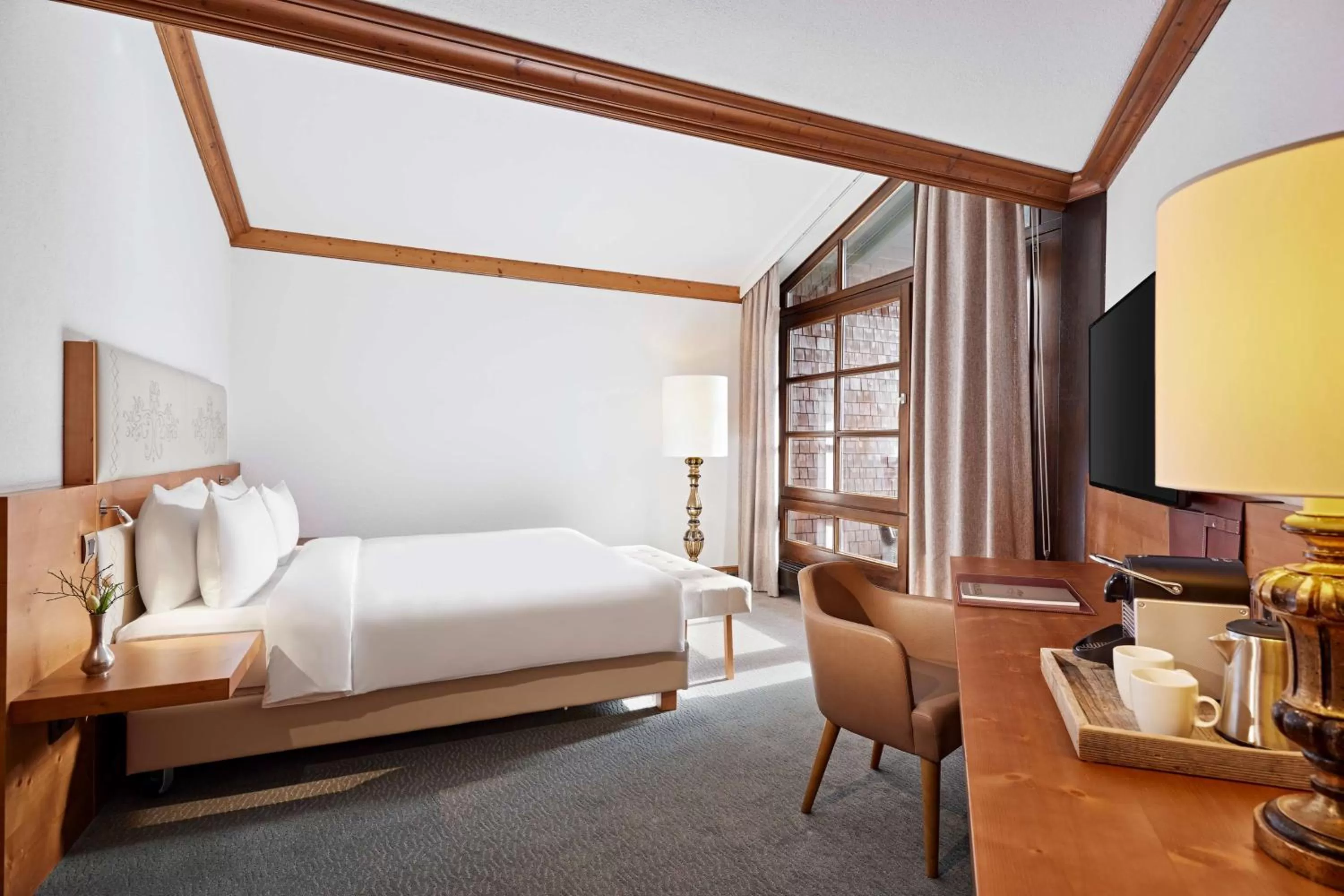 Photo of the whole room, Bed in Parkhotel Oberstaufen