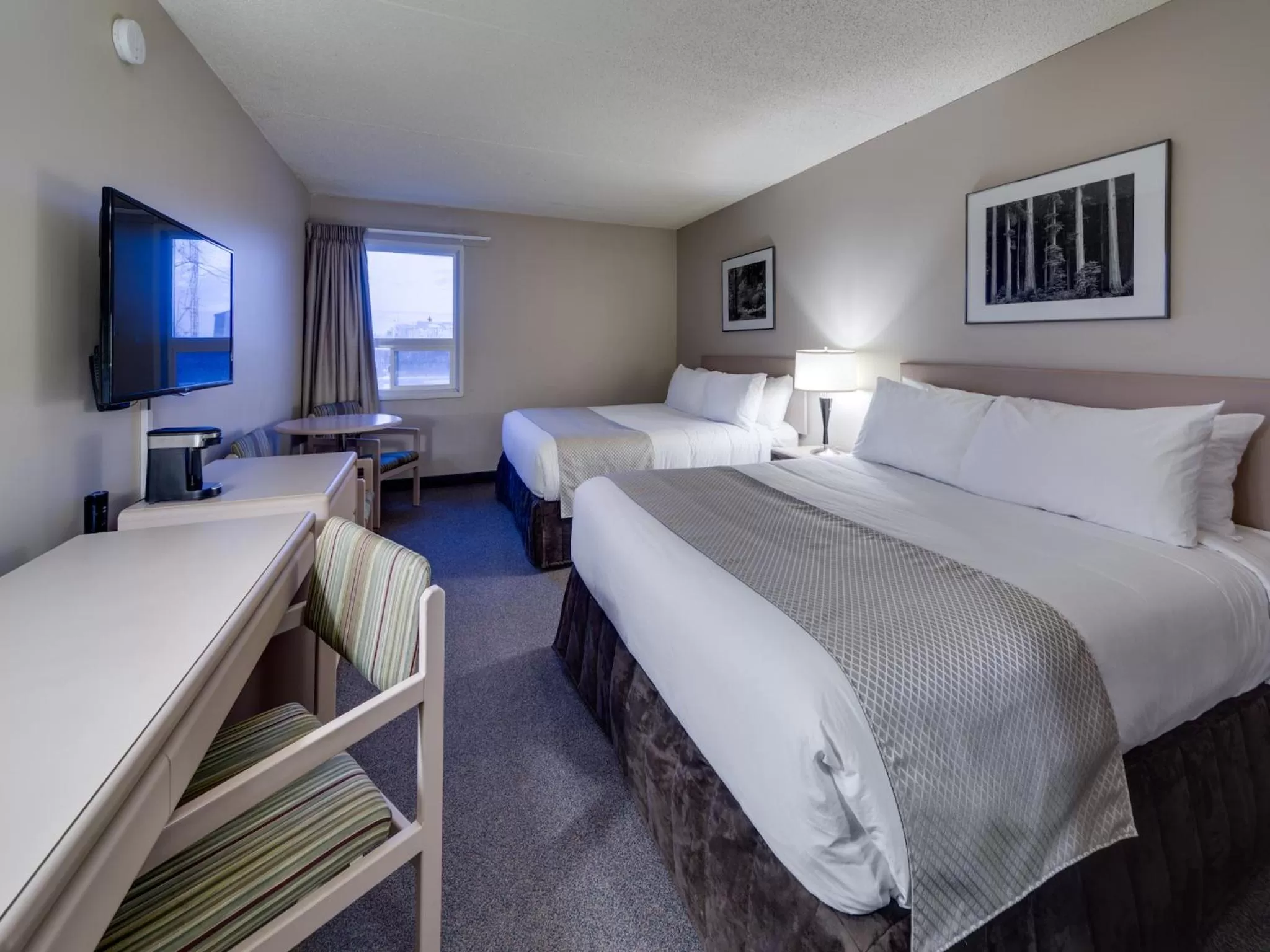 Shower, Bed in Heritage Inn Hotel & Convention Centre - Brooks