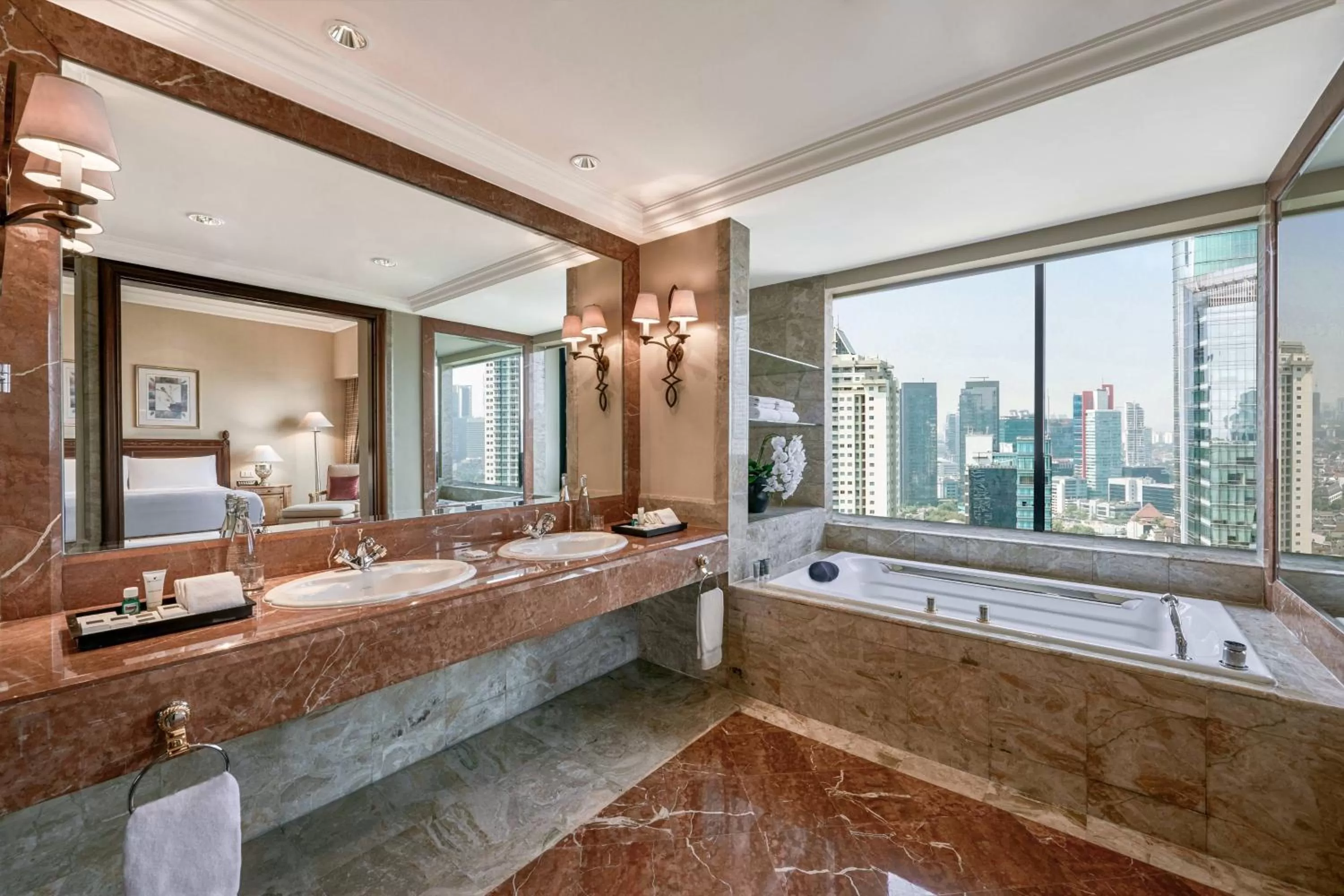 Bathroom in JW Marriott Hotel Jakarta