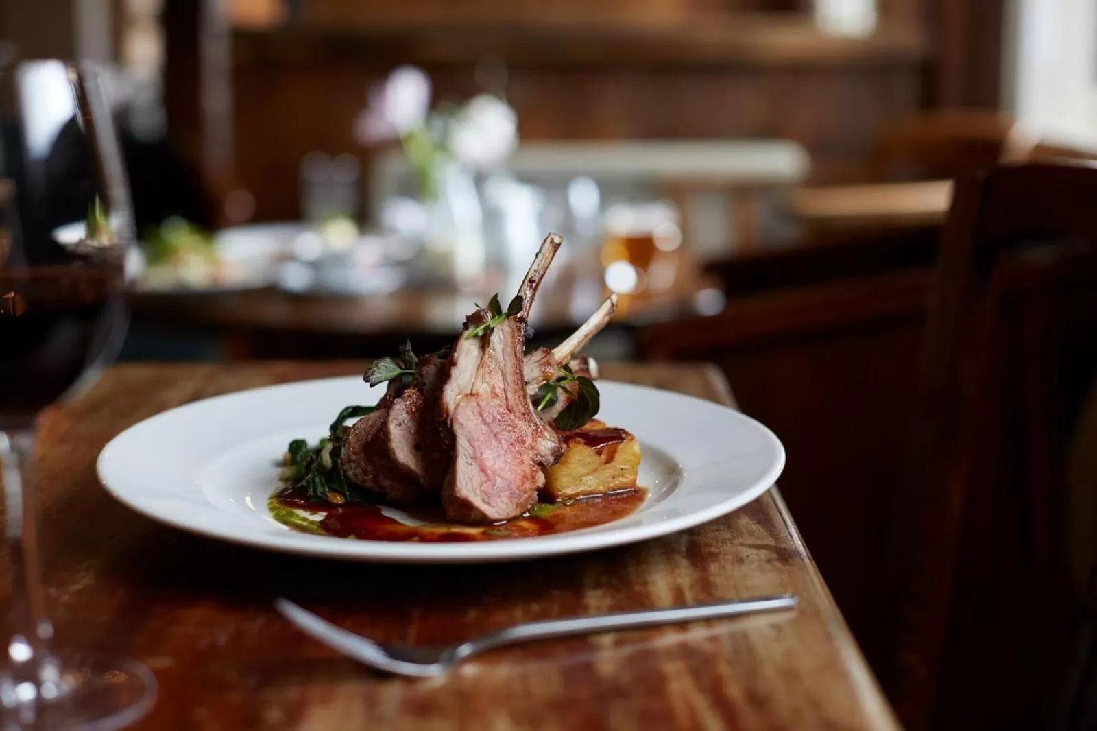 Food close-up in The Pheasant Inn