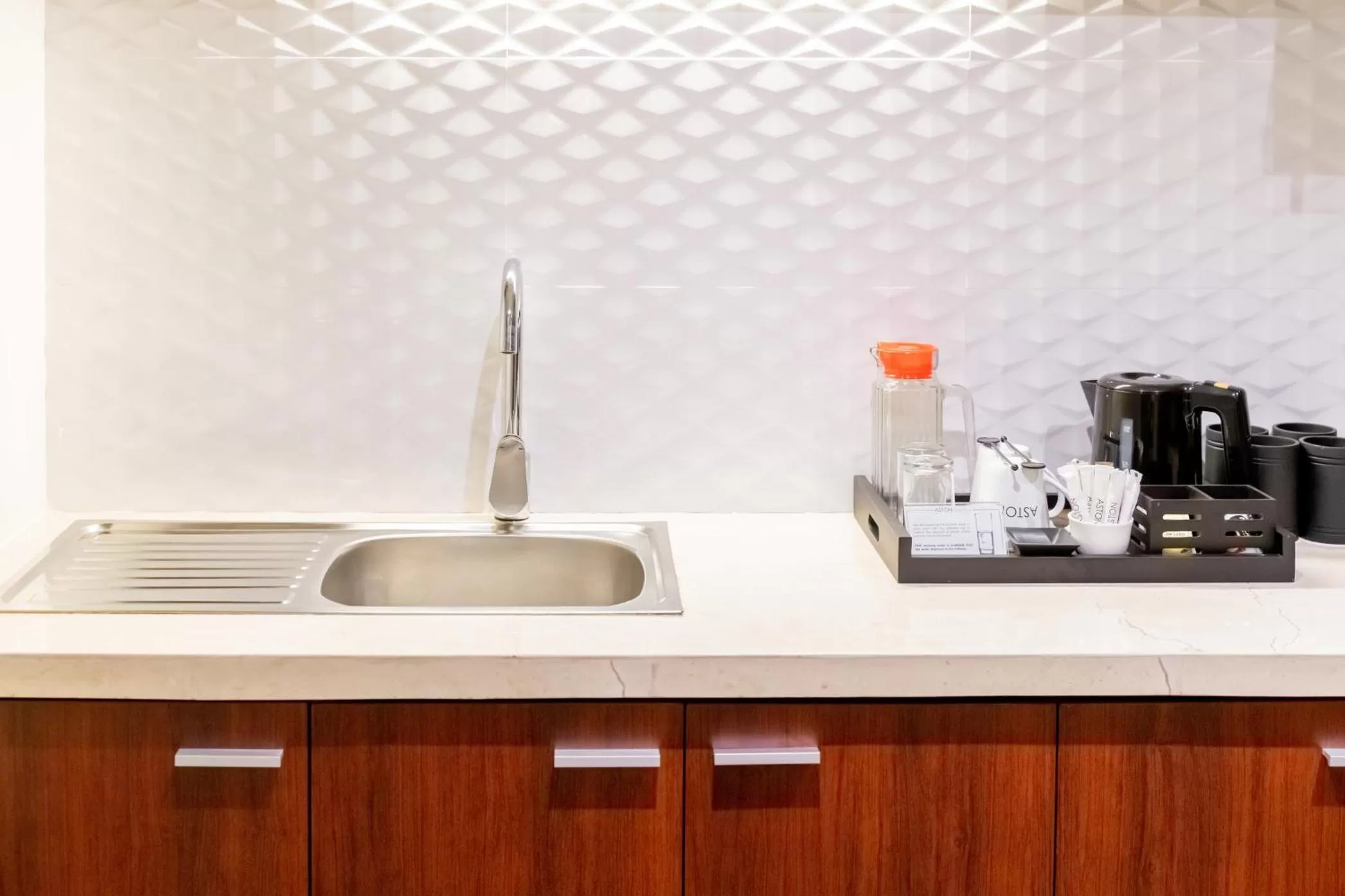 Kitchen or kitchenette in Aston Denpasar Hotel & Convention