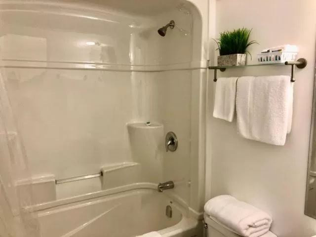 Bathroom in Pines Motel