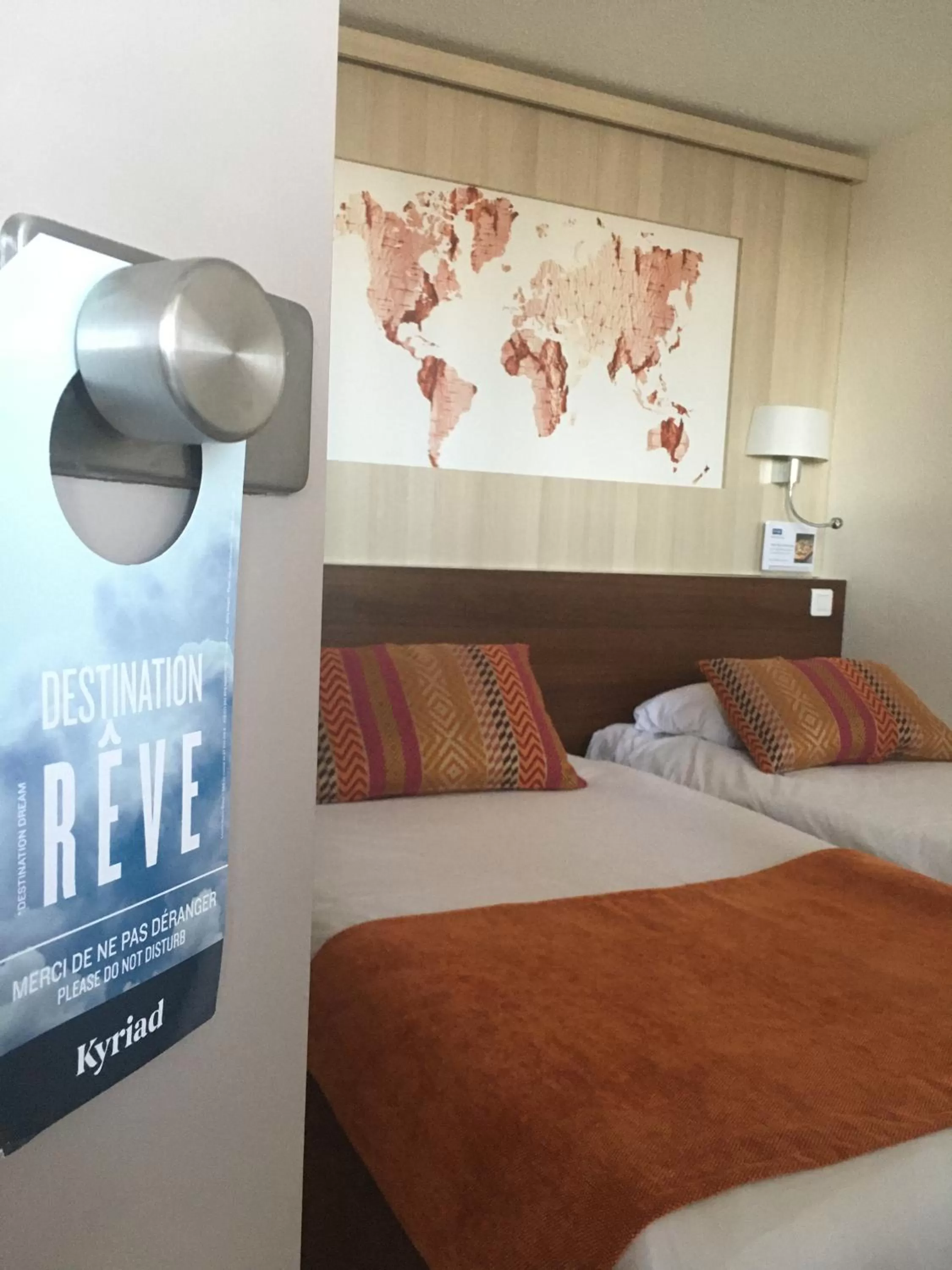 Bedroom, Bed in Kyriad Montpellier Nord Parc Euromédecine