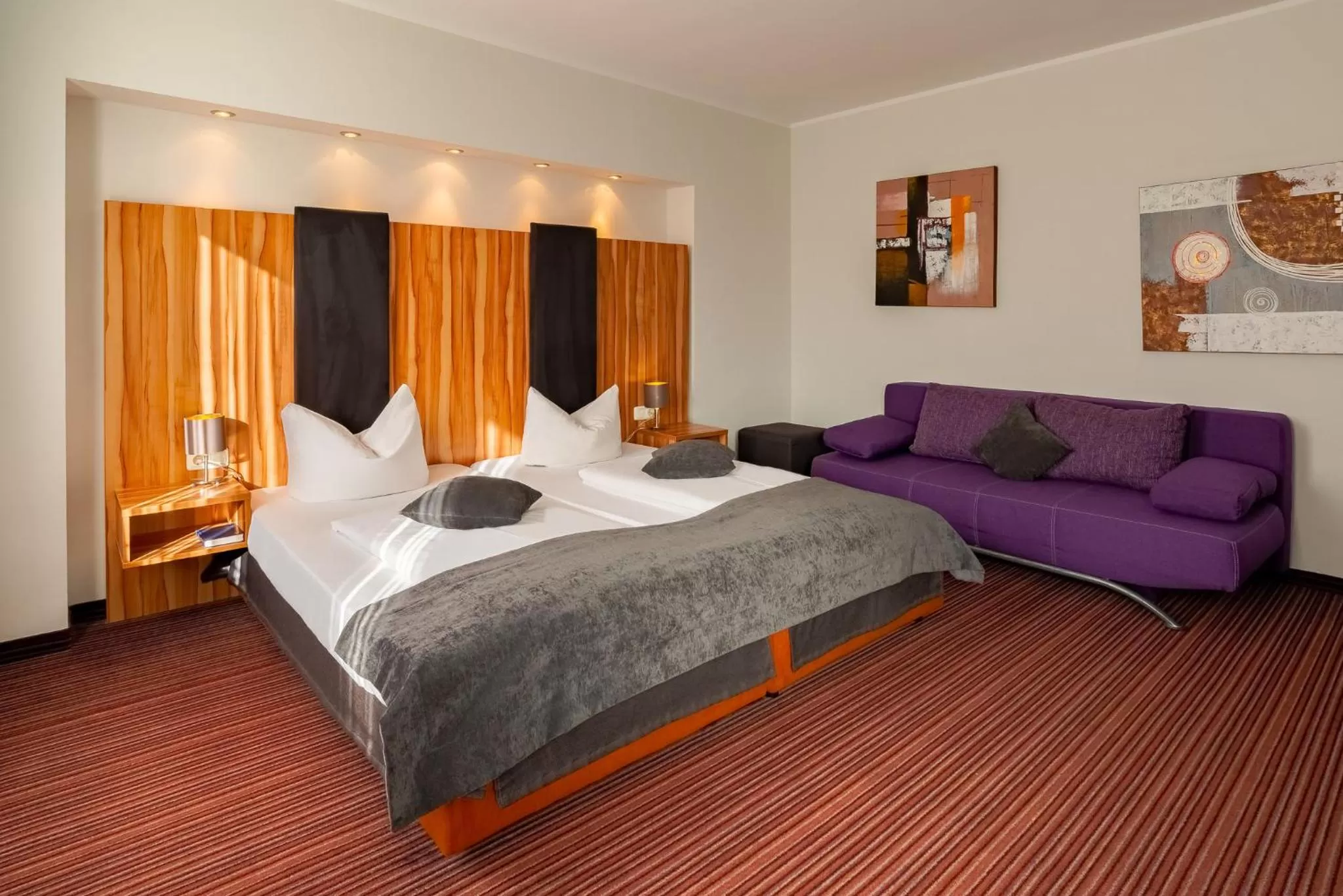 Bedroom, Bed in Arthotel ANA Style Augsburg