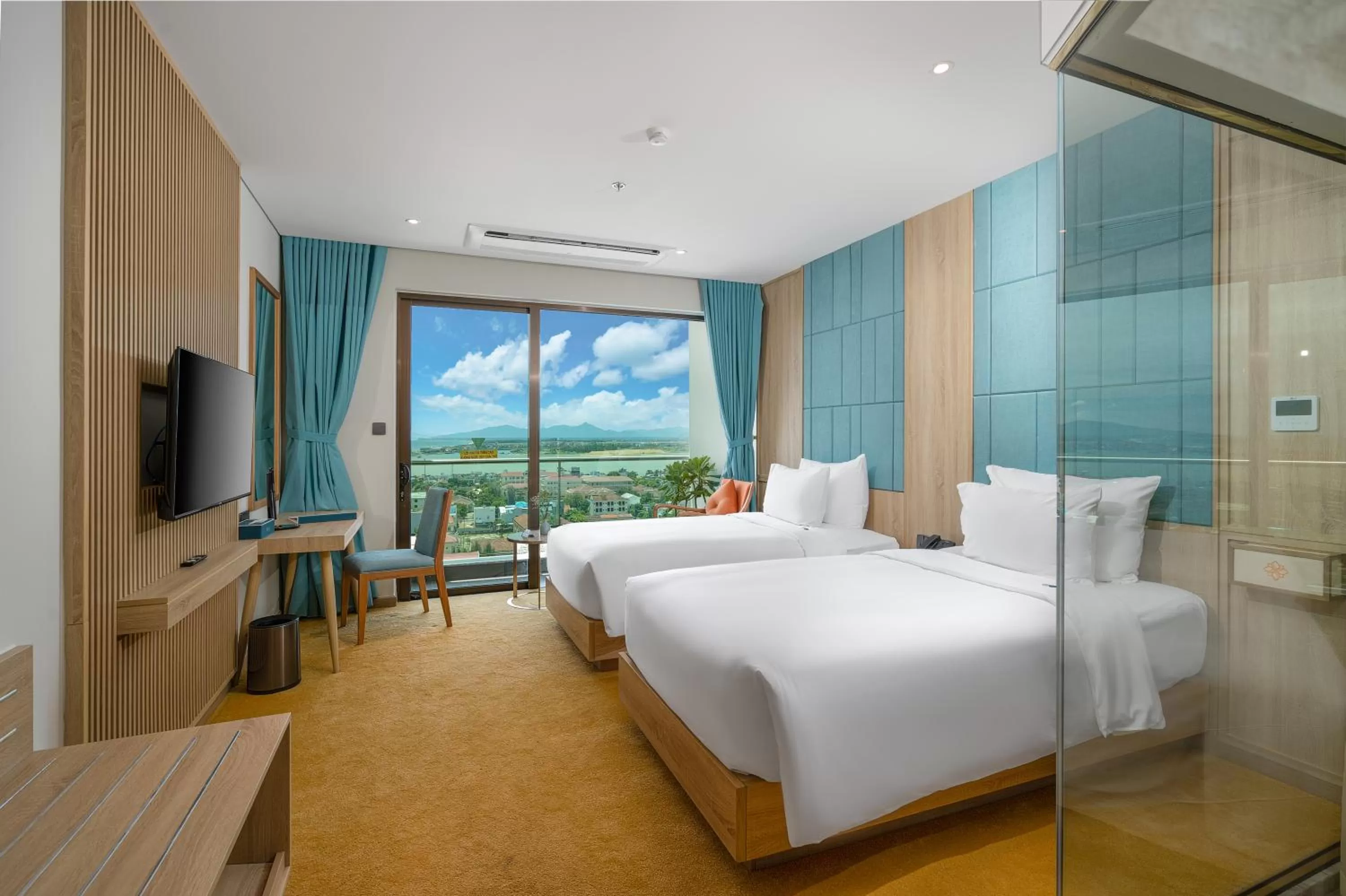 Bed in Sala Grand Tuy Hoa Hotel