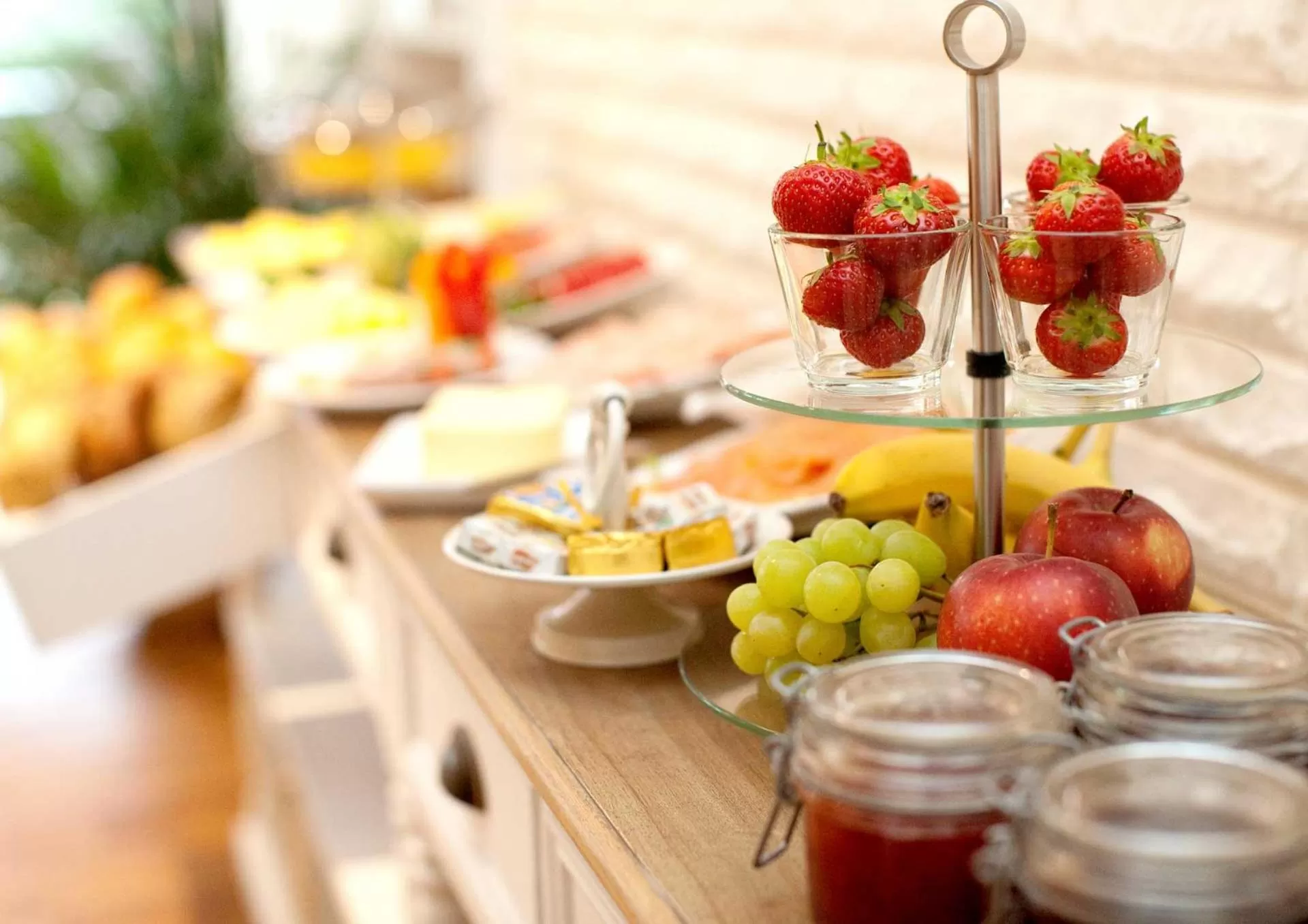 Buffet breakfast in Hotel Rosmarin