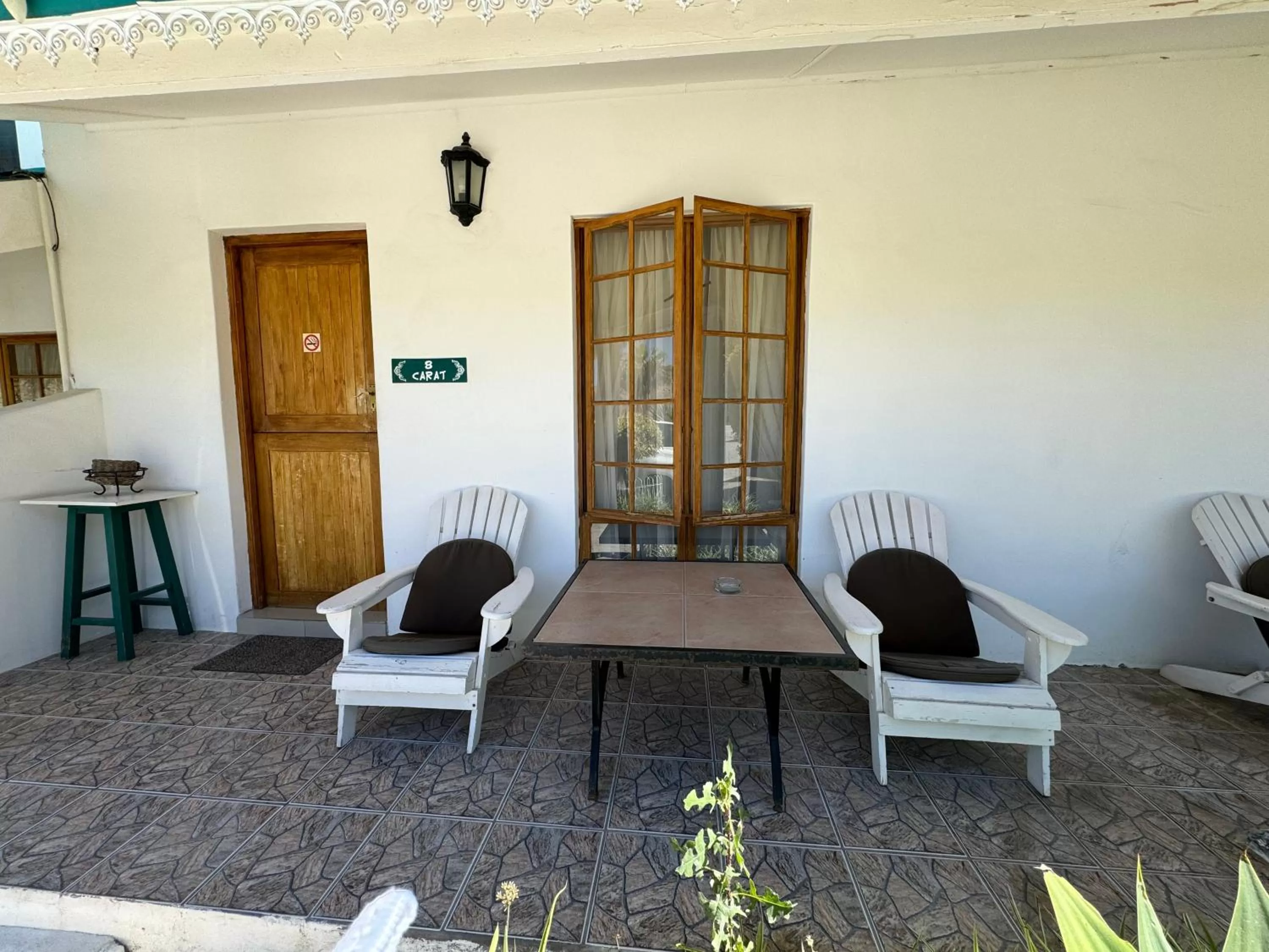 Patio in Blue Diamond Lodge & Spa