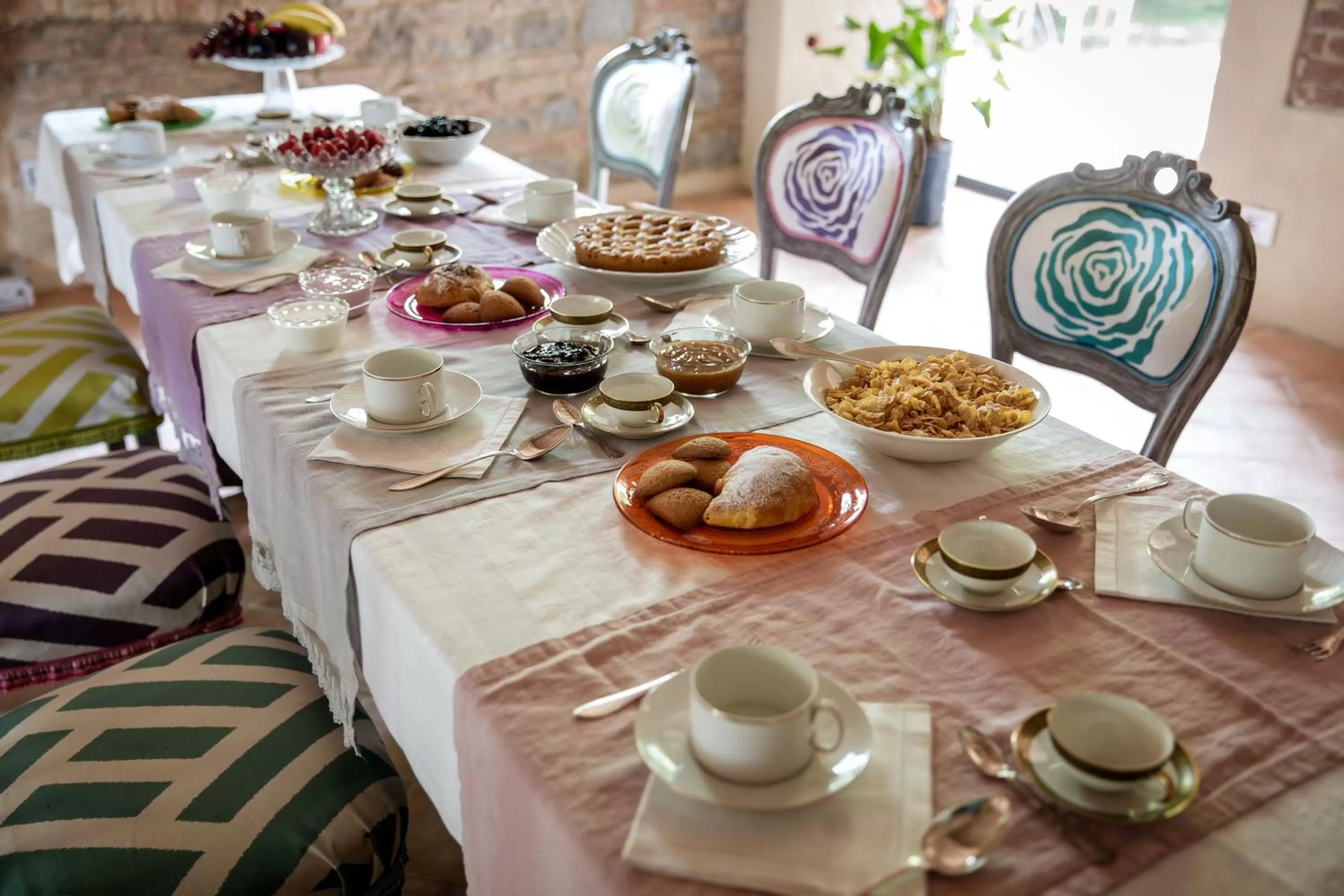 Continental breakfast in Corte Finzi