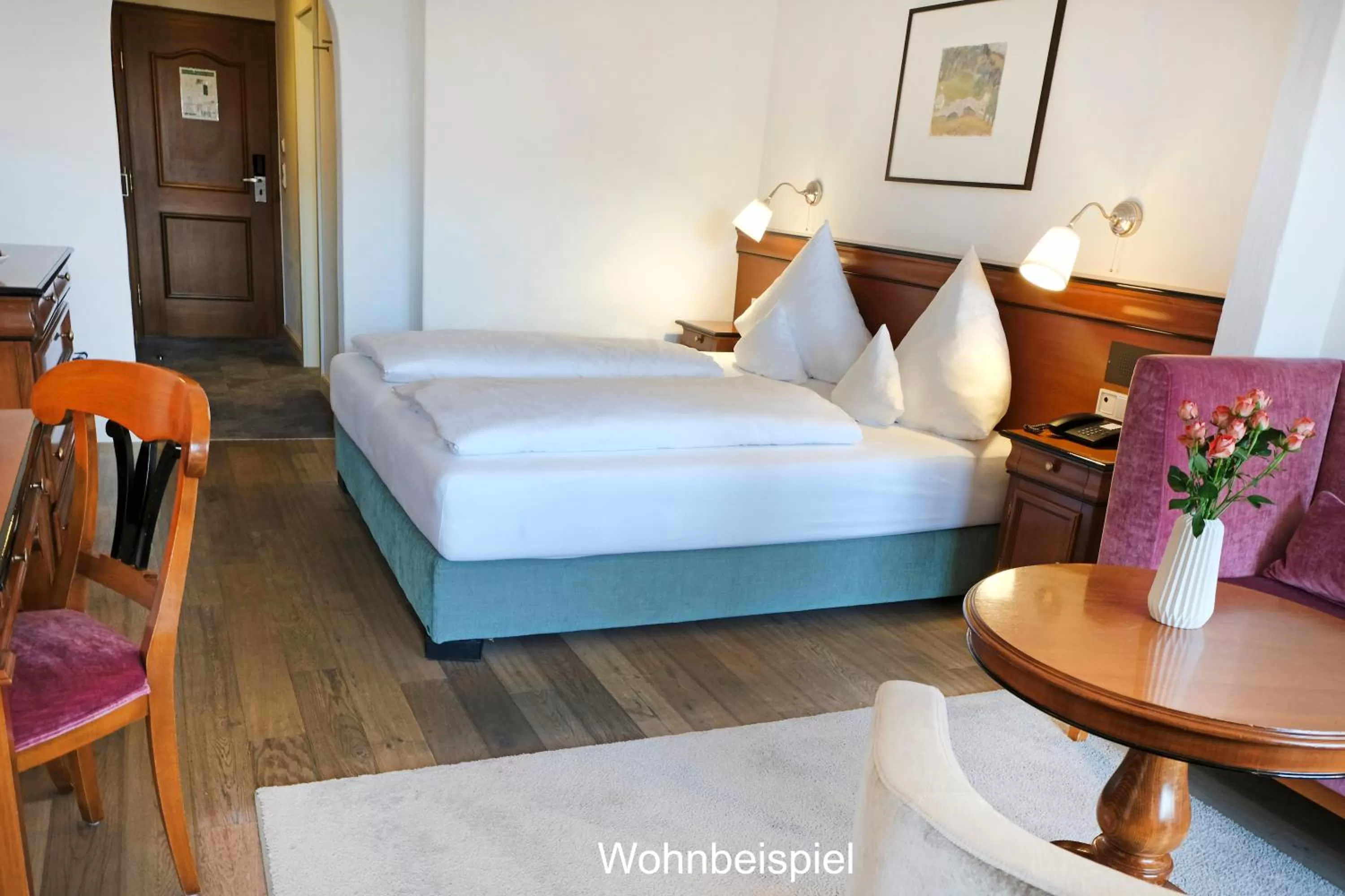 Bed in Hotel Bayerischer Hof