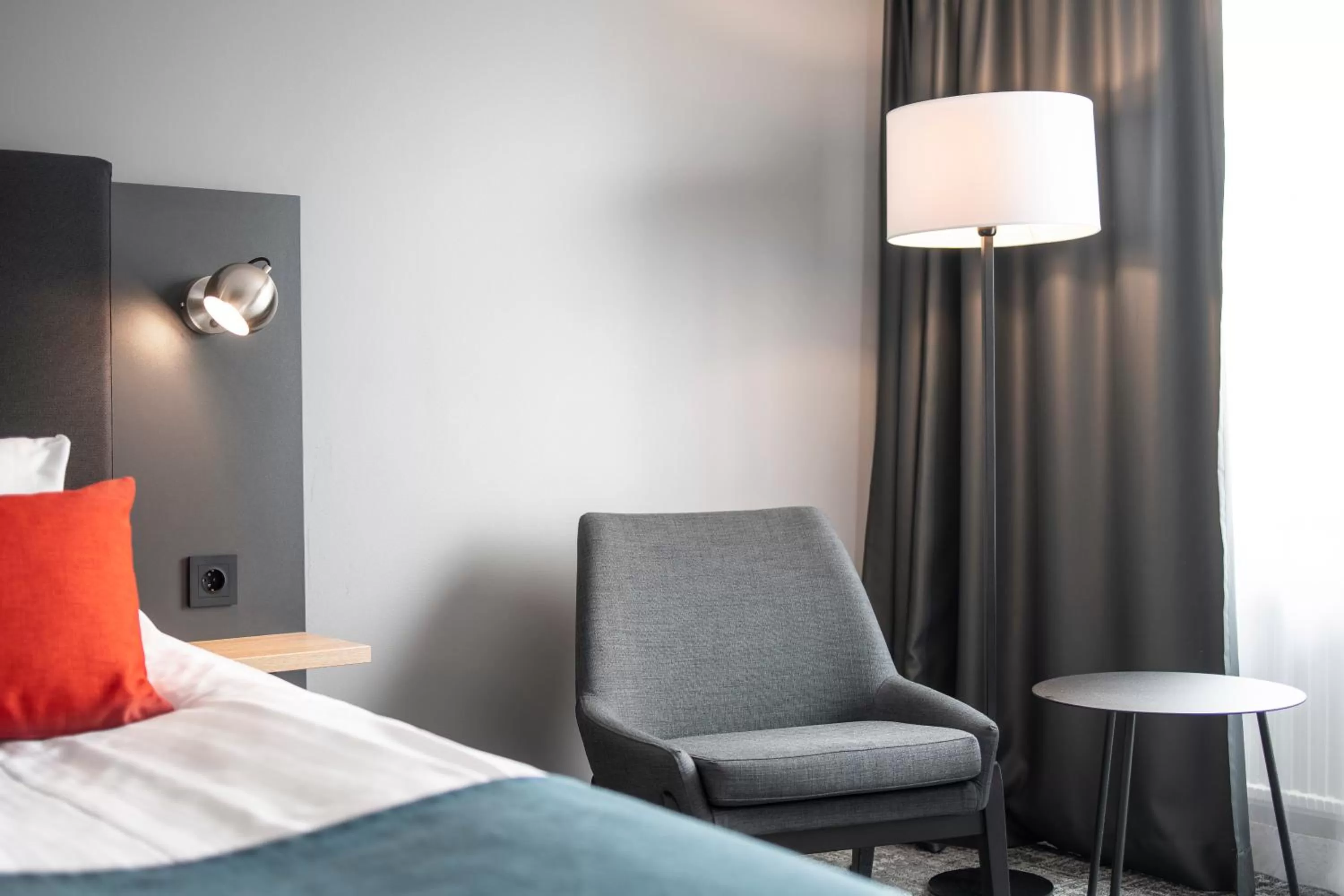 Decorative detail, Bed in Quality Hotel Prisma