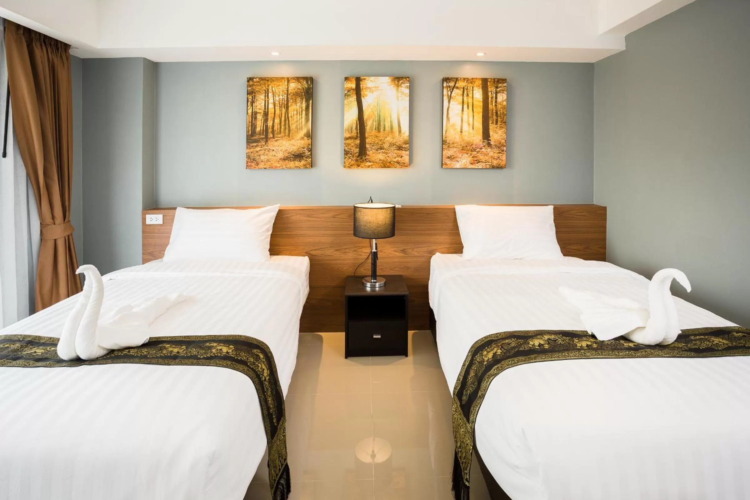 Bed in PP@Hotel Rangsit