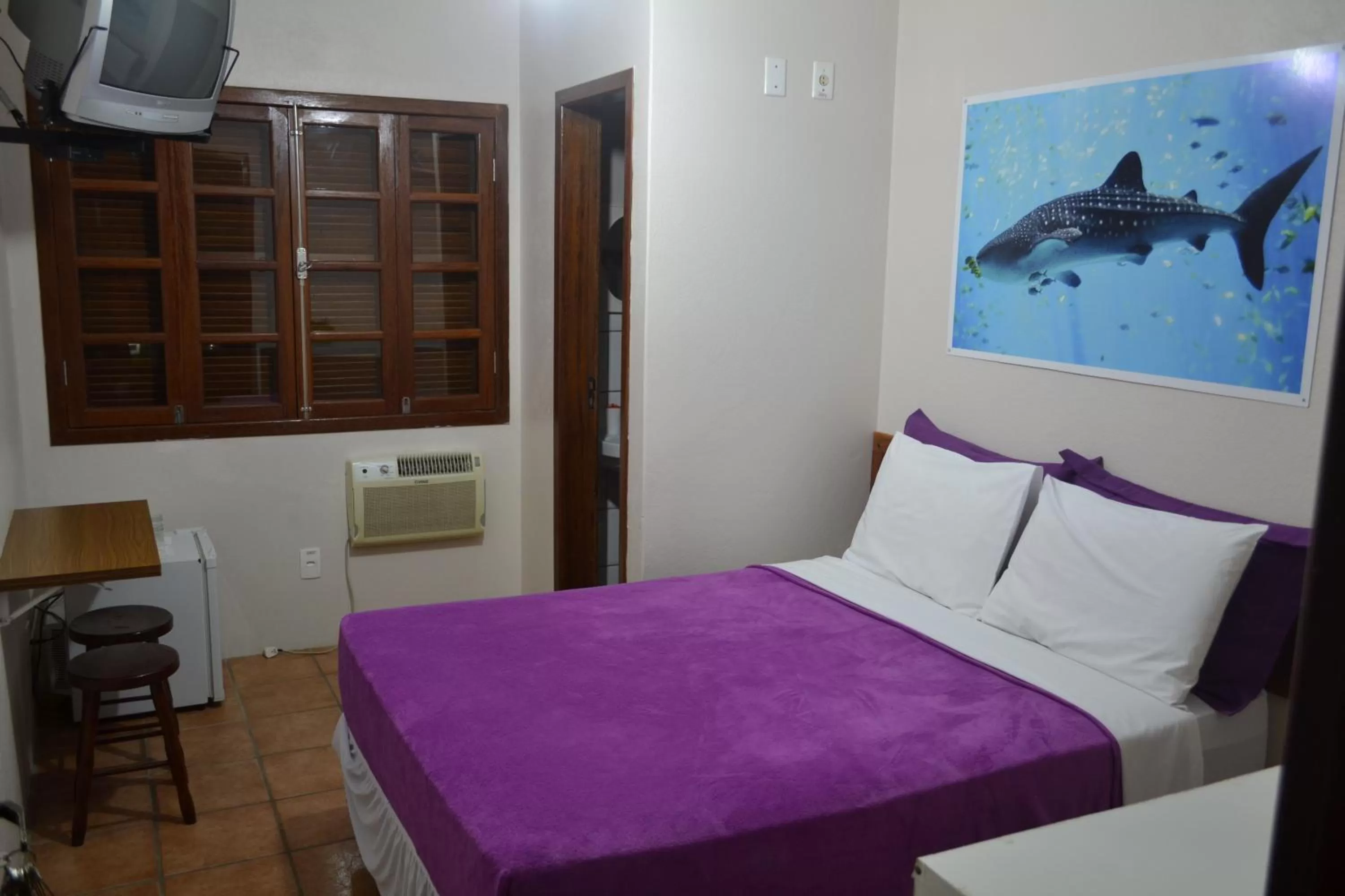 Bed in Pousada Água da Fonte