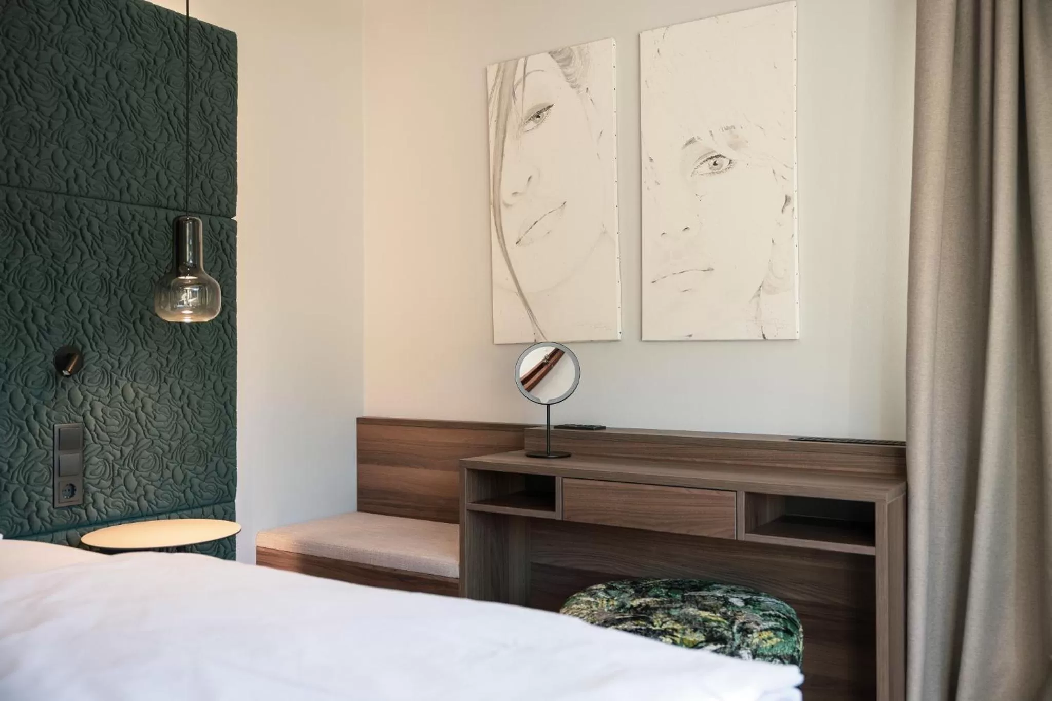 Bedroom, Bed in Hotel Turmhof