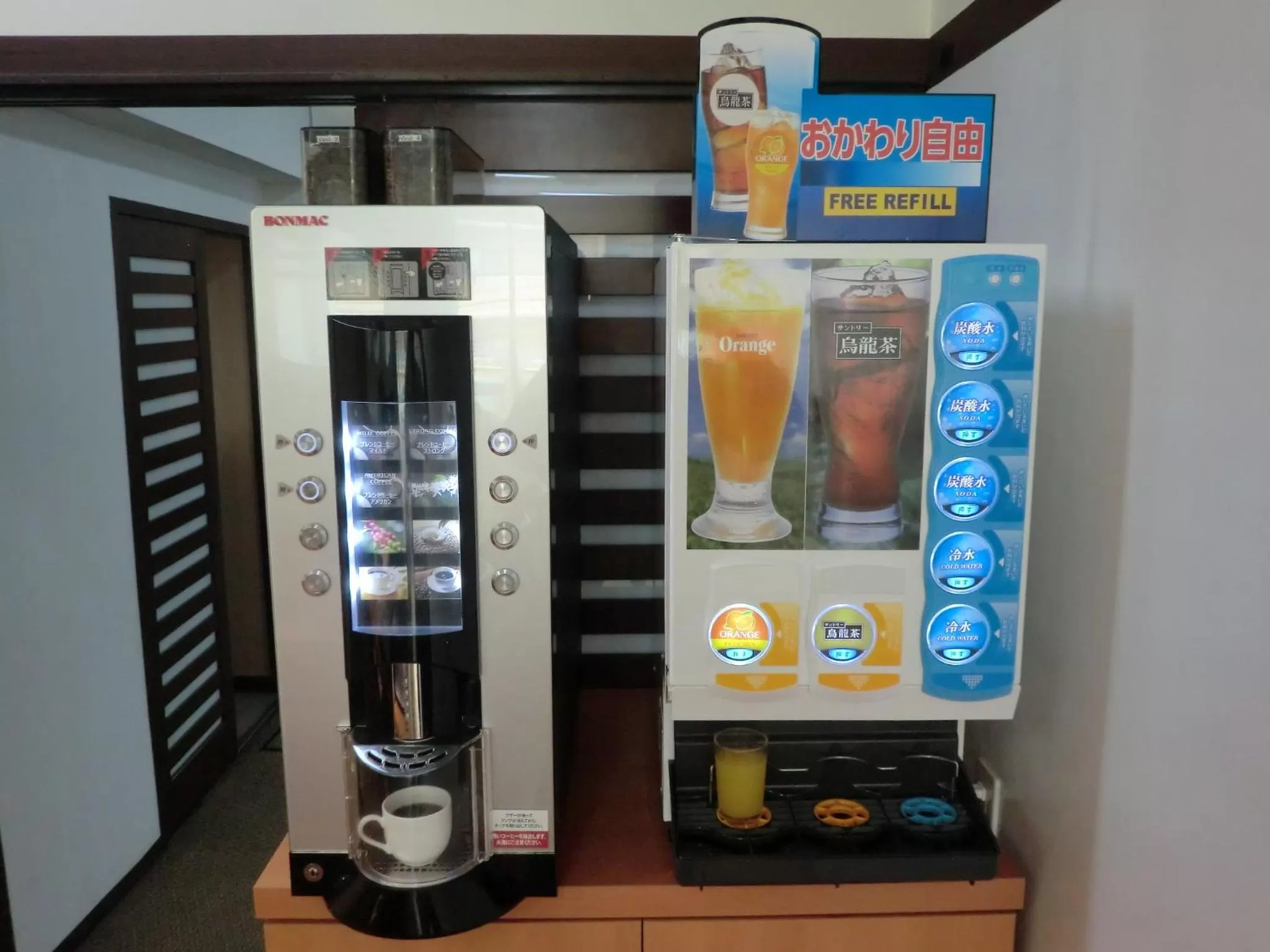 Non alcoholic drinks in Hotel Minatoya