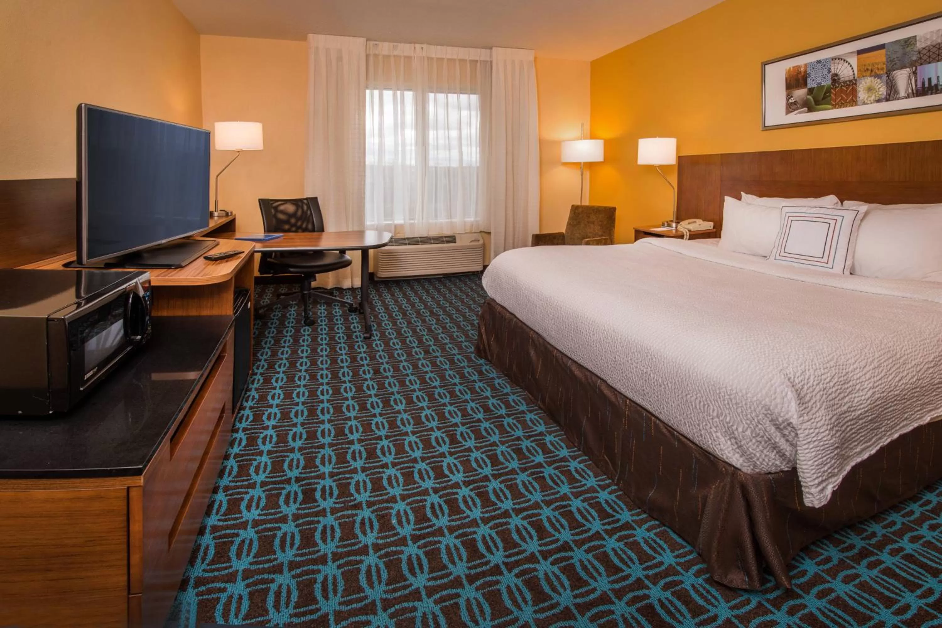King Room with Roll-In Shower - Mobility and Hearing Accessible in Fairfield Inn Dulles Airport Chantilly