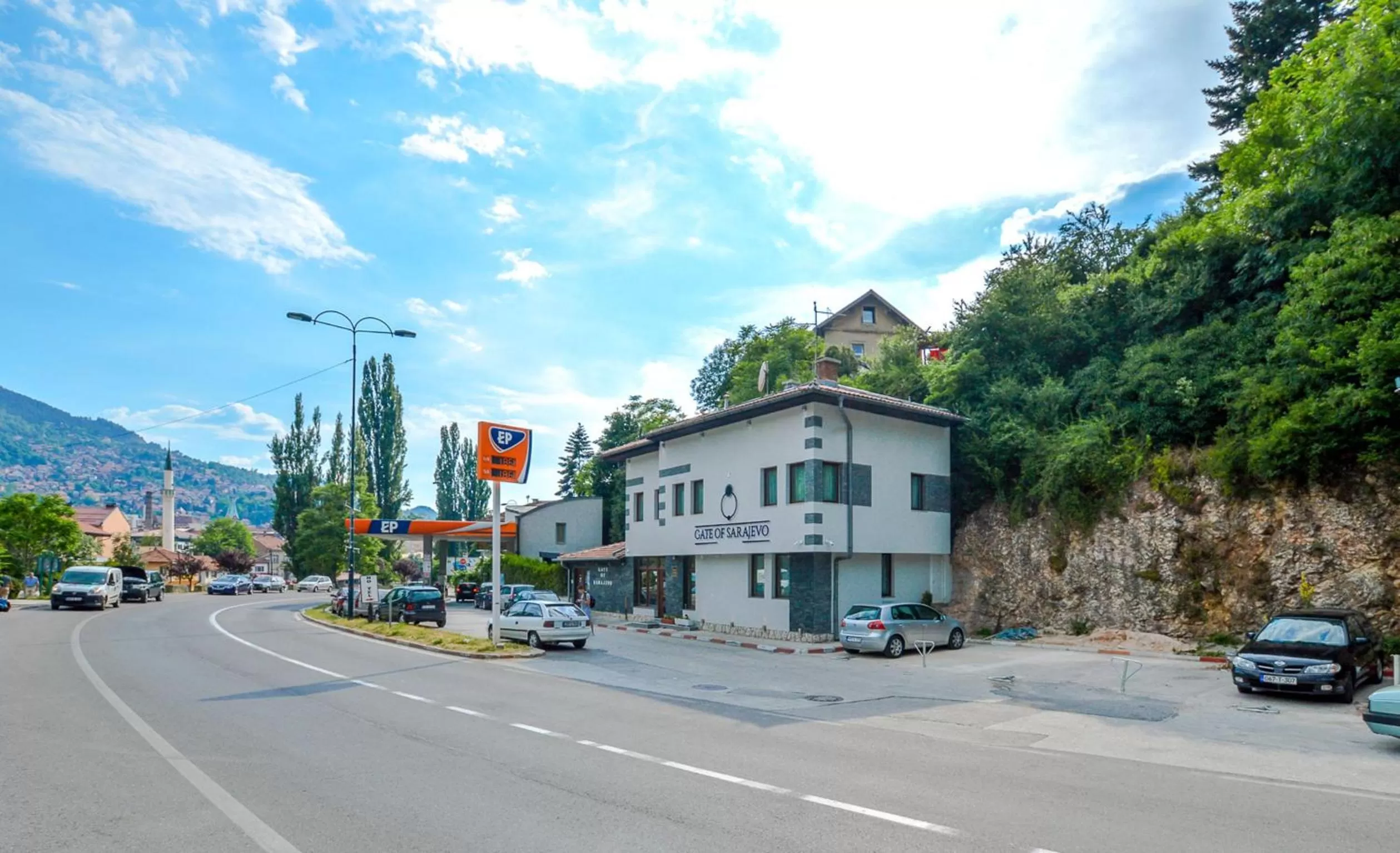 Street view, Property Building in Heritage Hotel Gate of Sarajevo