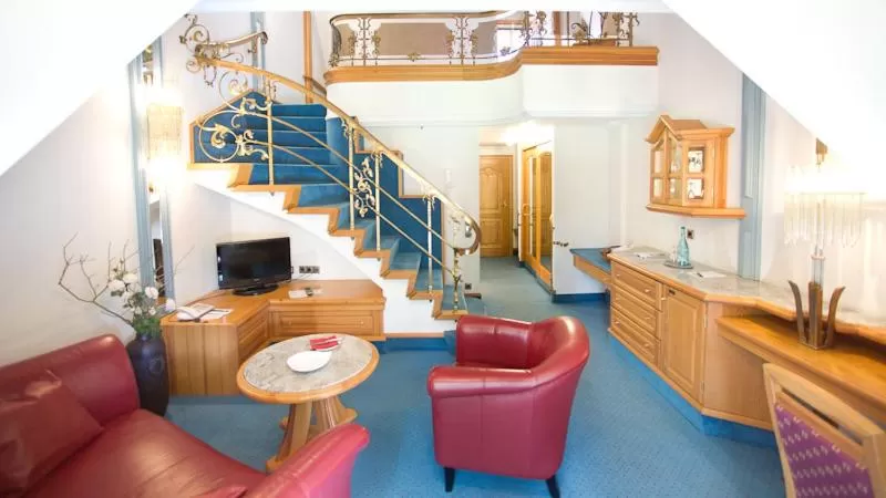 Communal lounge/ TV room in Hotel Aselager Mühle