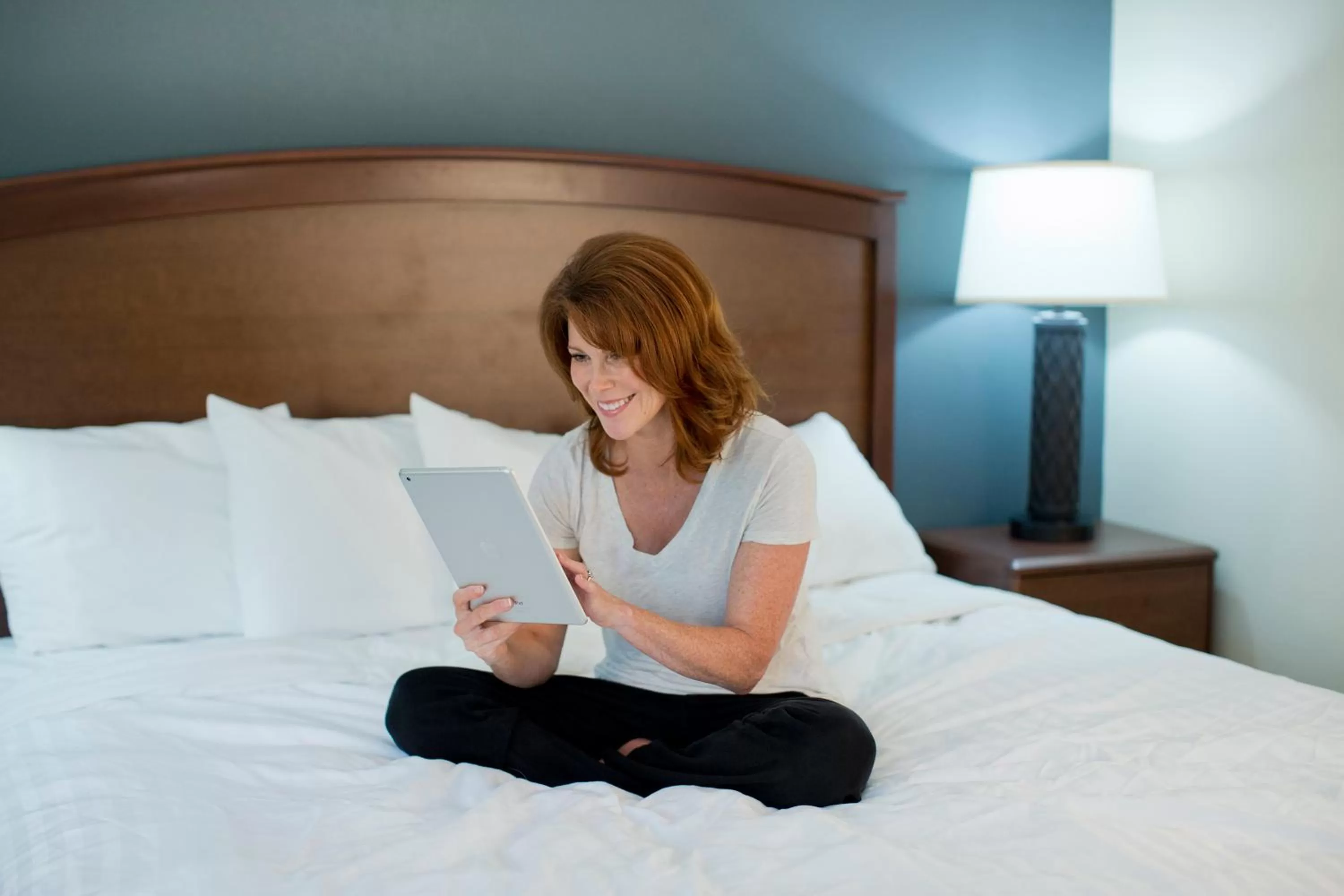 Staff, Bed in AmericInn by Wyndham Clear Lake