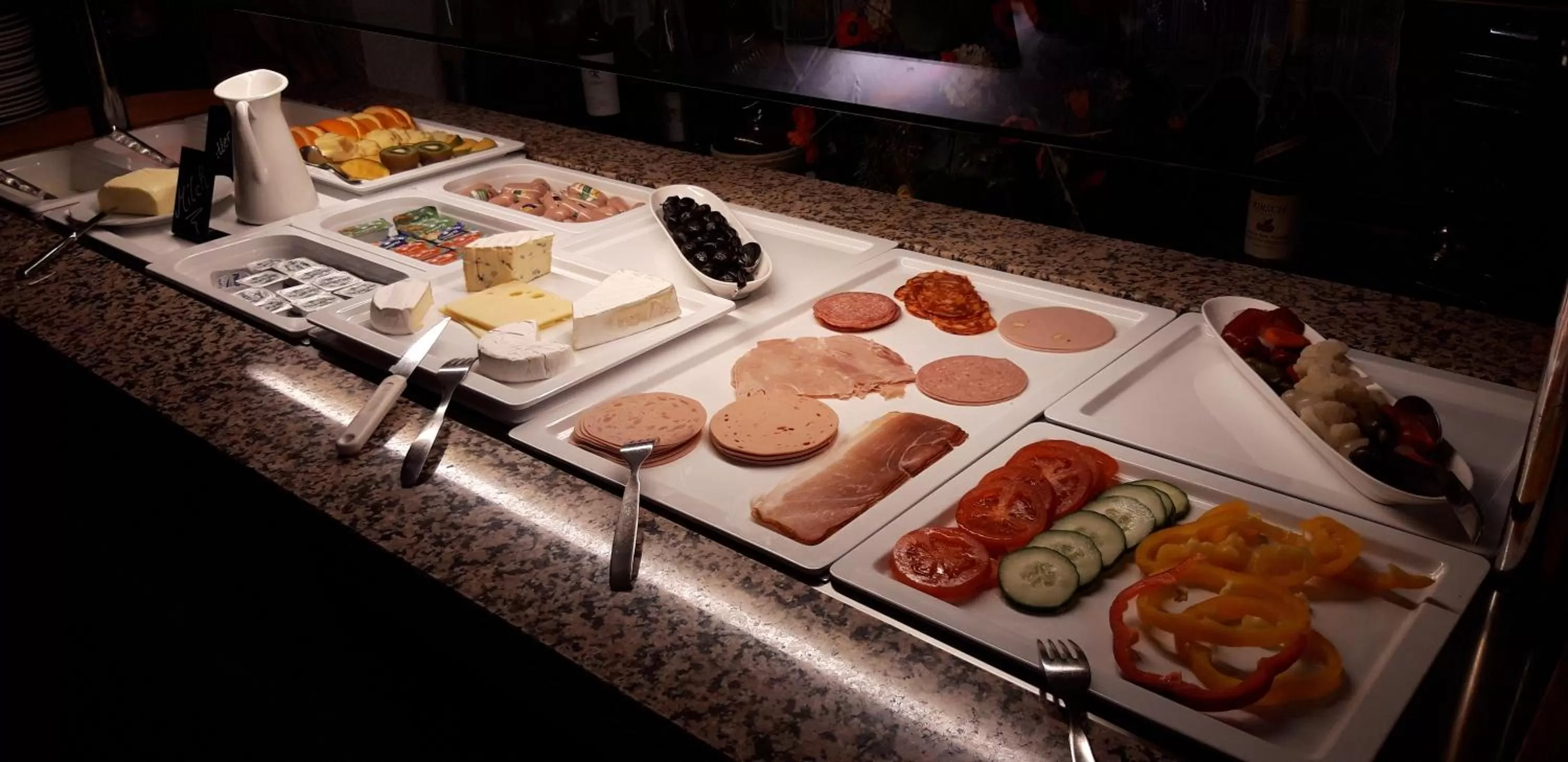 Buffet breakfast in Alemannenhof Hotel Engel