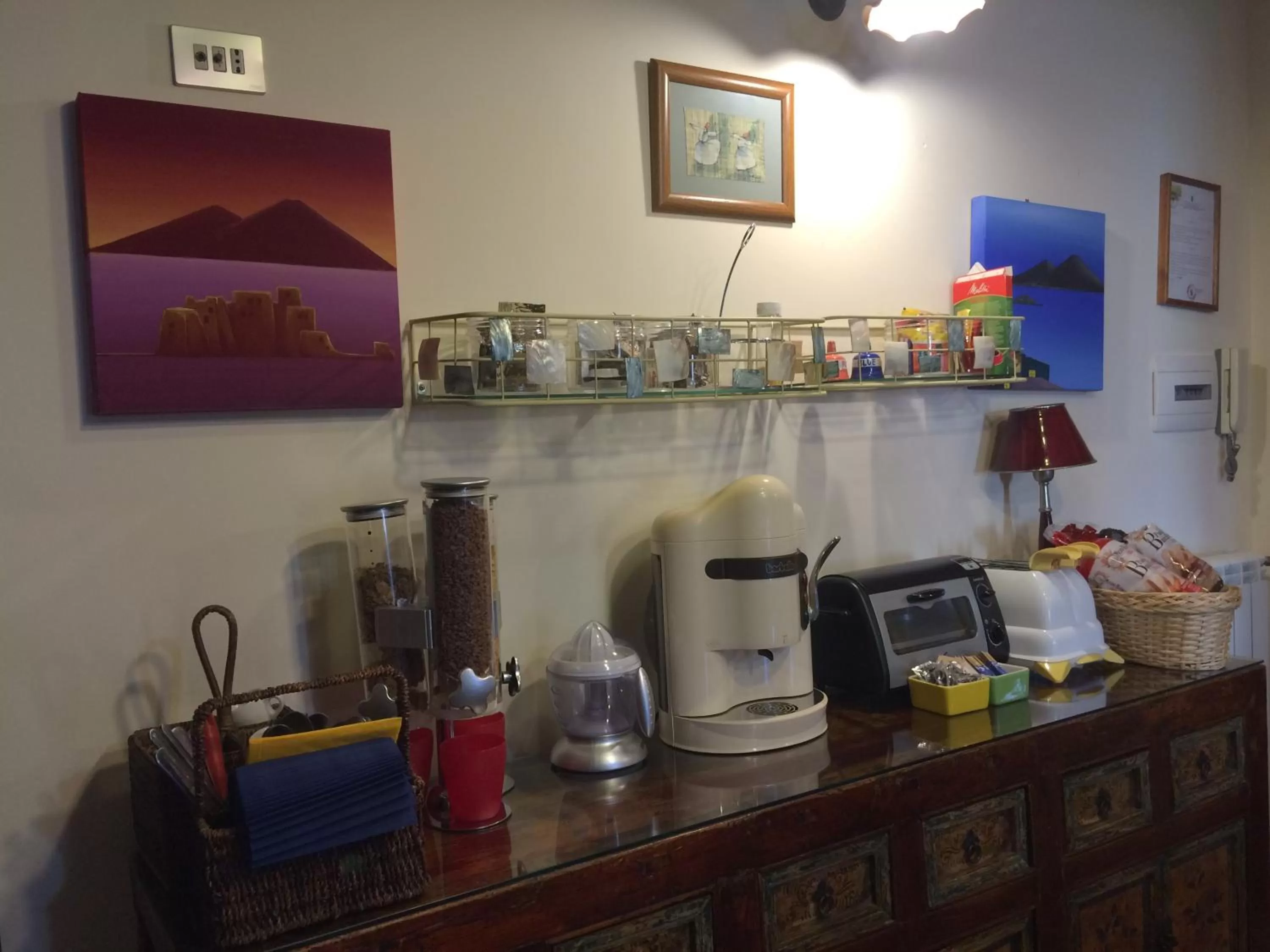 Coffee/tea facilities in B&B Casamiranapoli