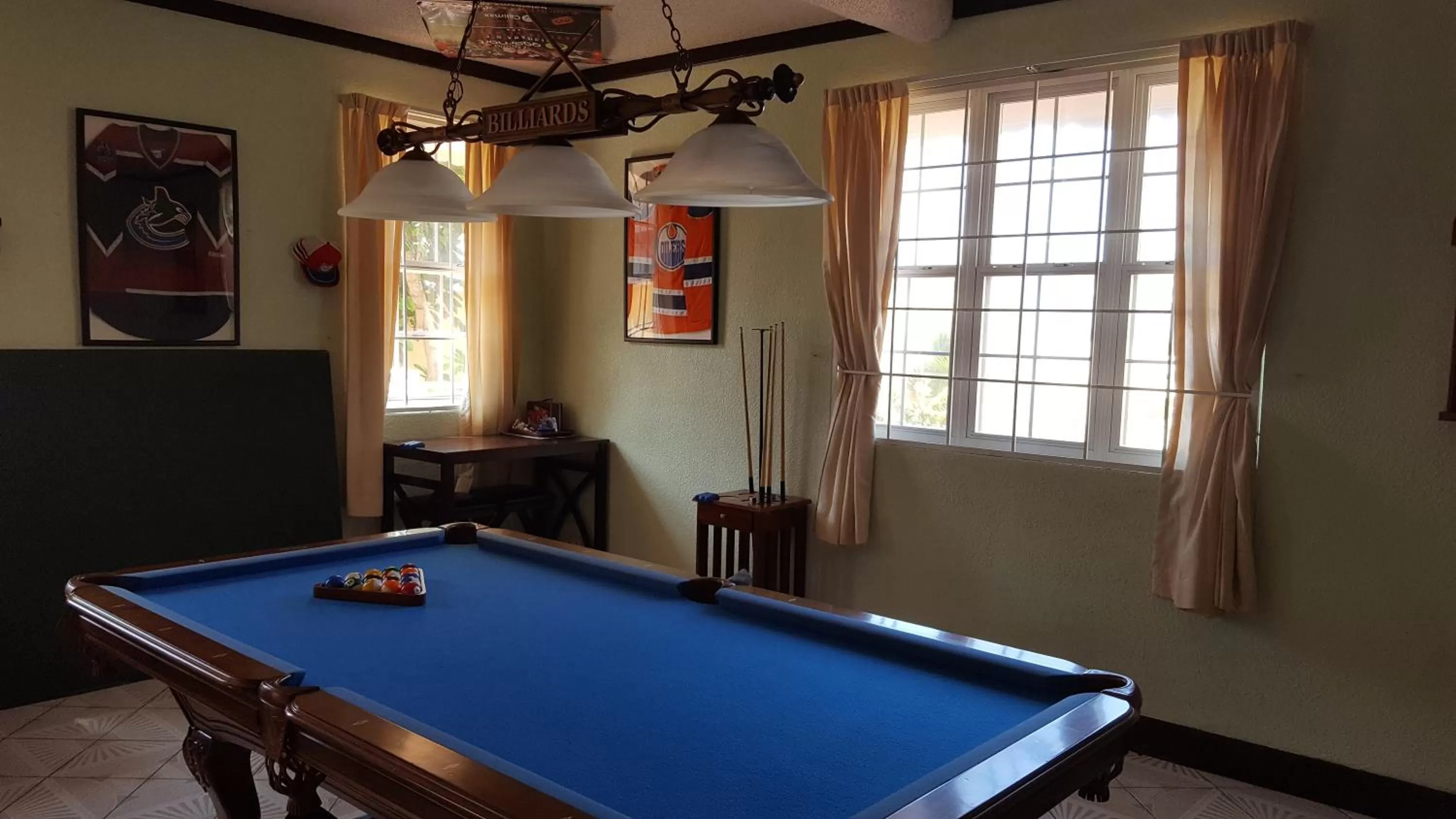 Billiard in Playa Hermosa Inn at the beach