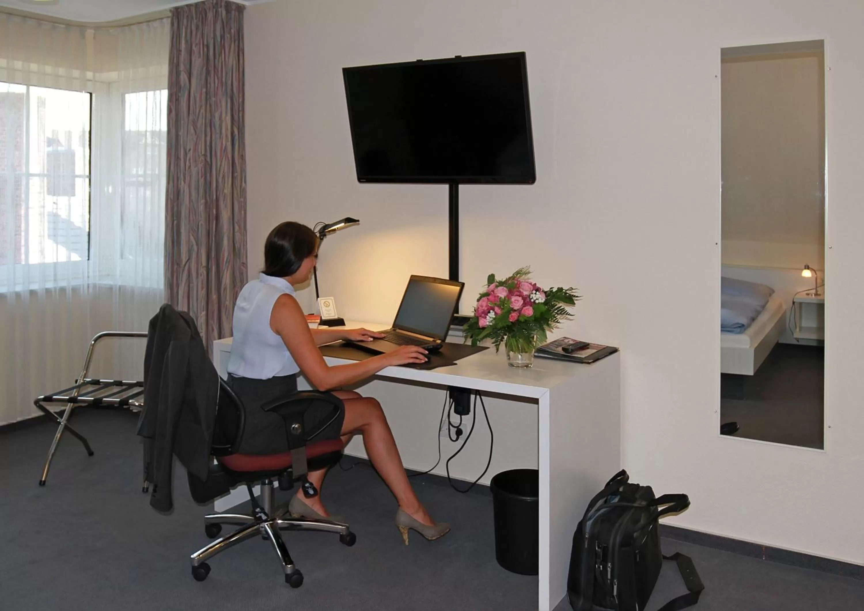 TV/Entertainment Center in Hotel am Park